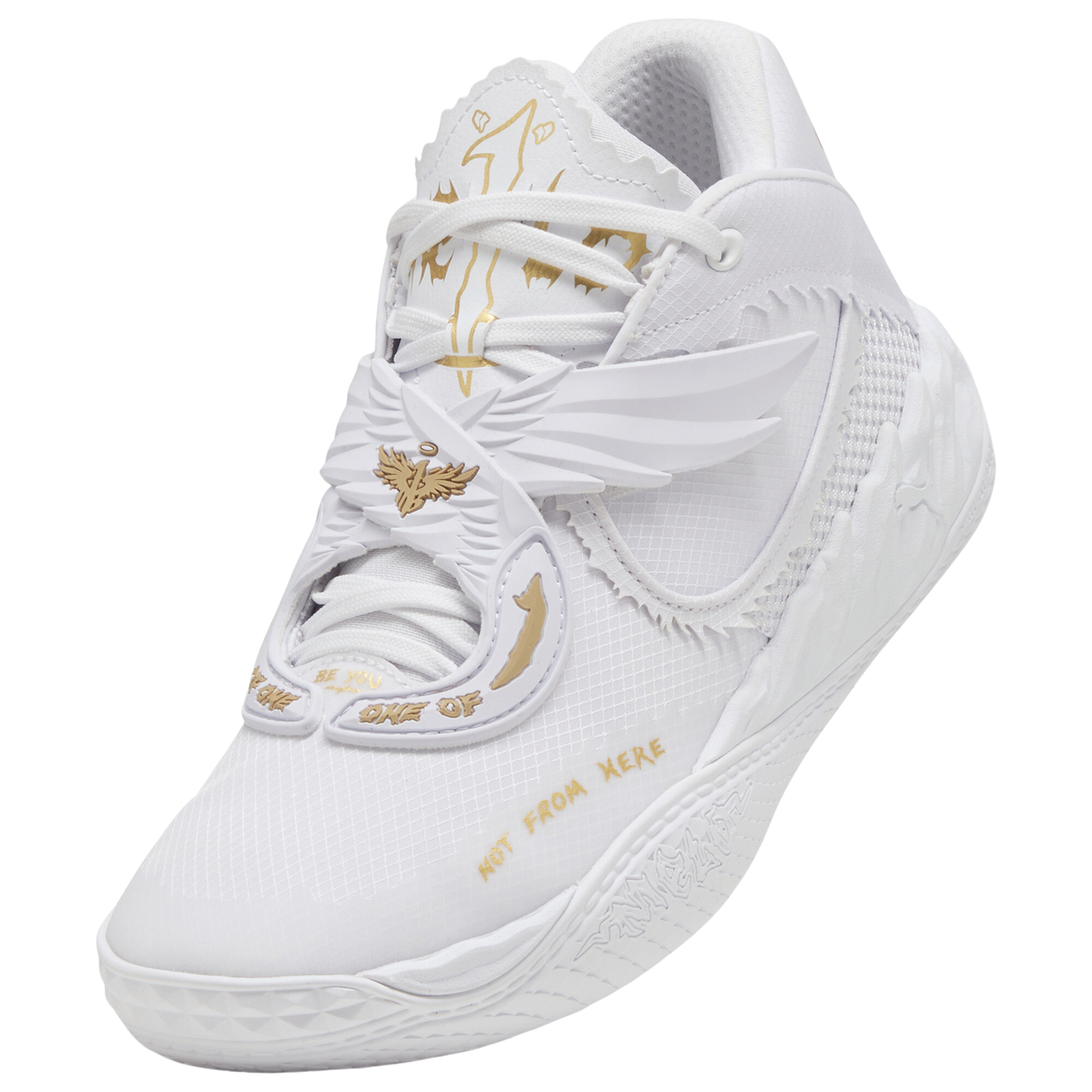 PUMA MB.05 - Men's - White/Gold