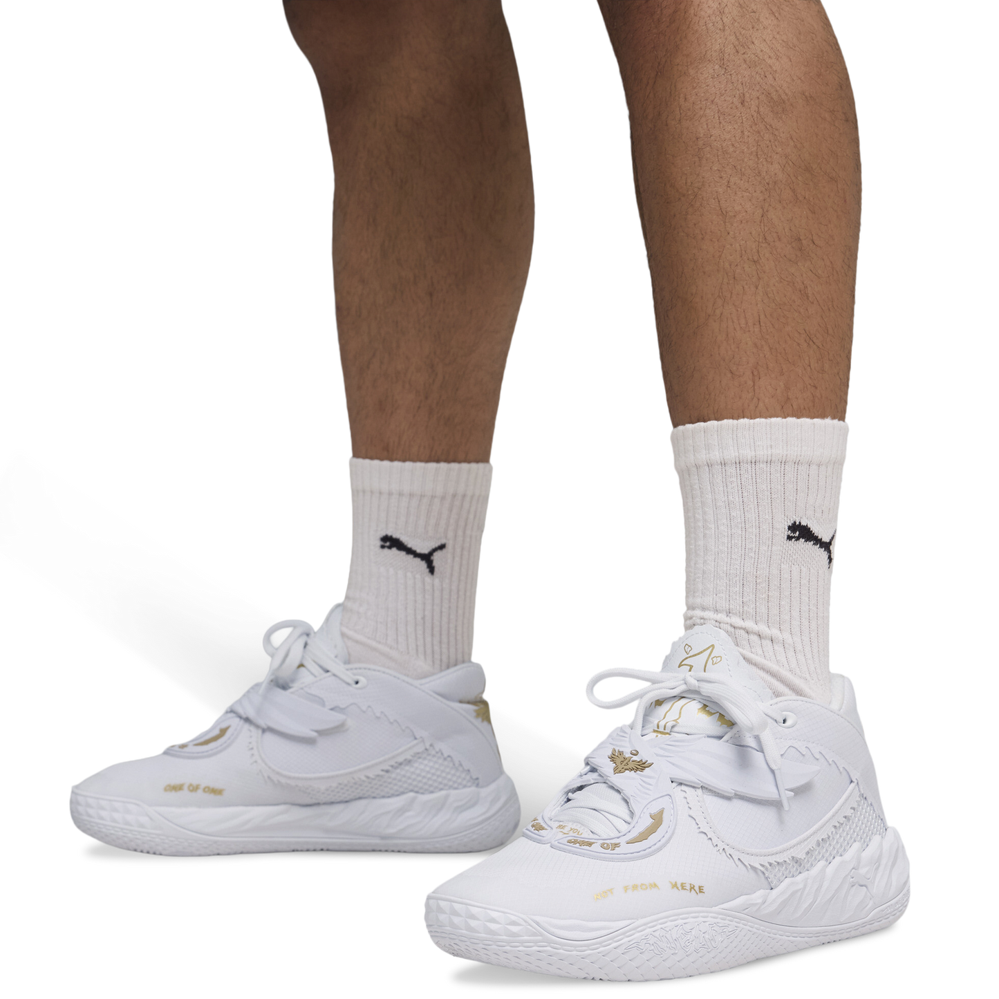 PUMA MB.05 - Men's - White/Gold