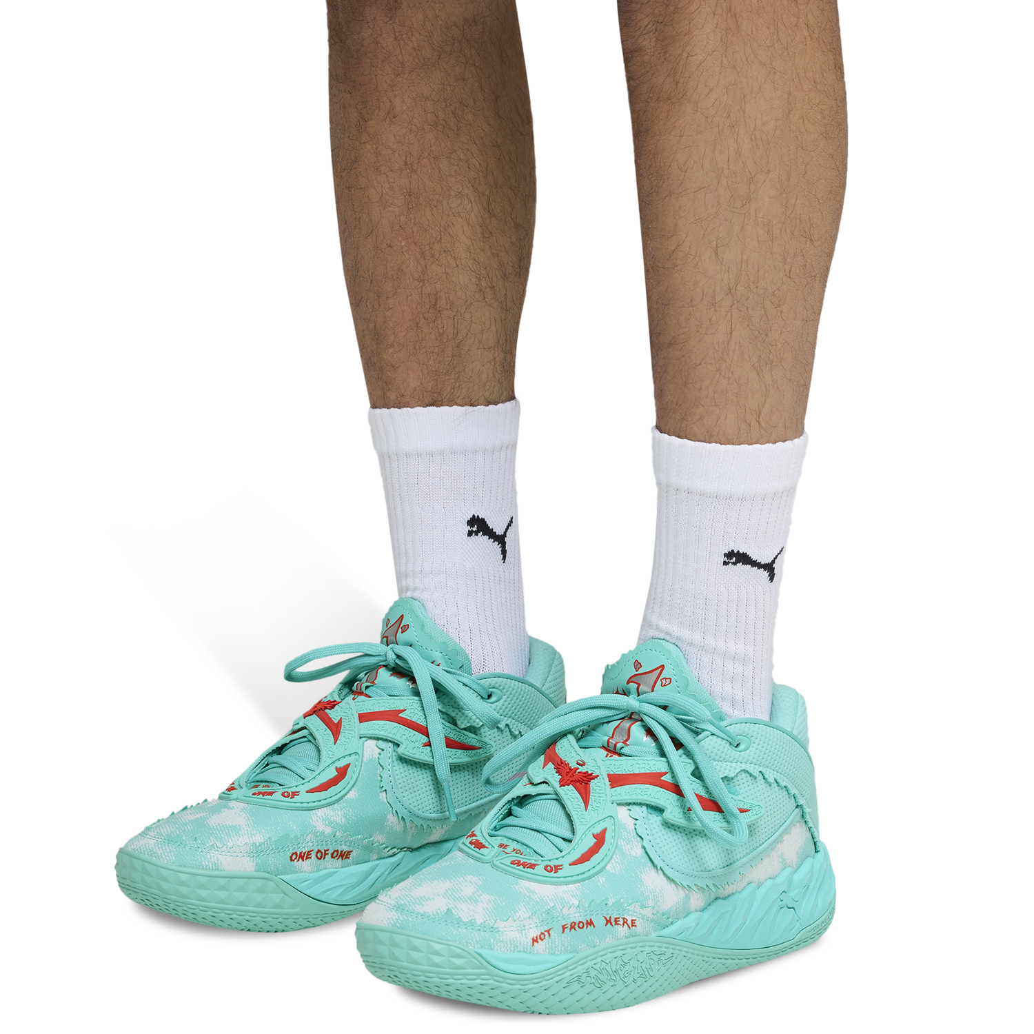 PUMA MB 05 World - Men's - Teal/Red