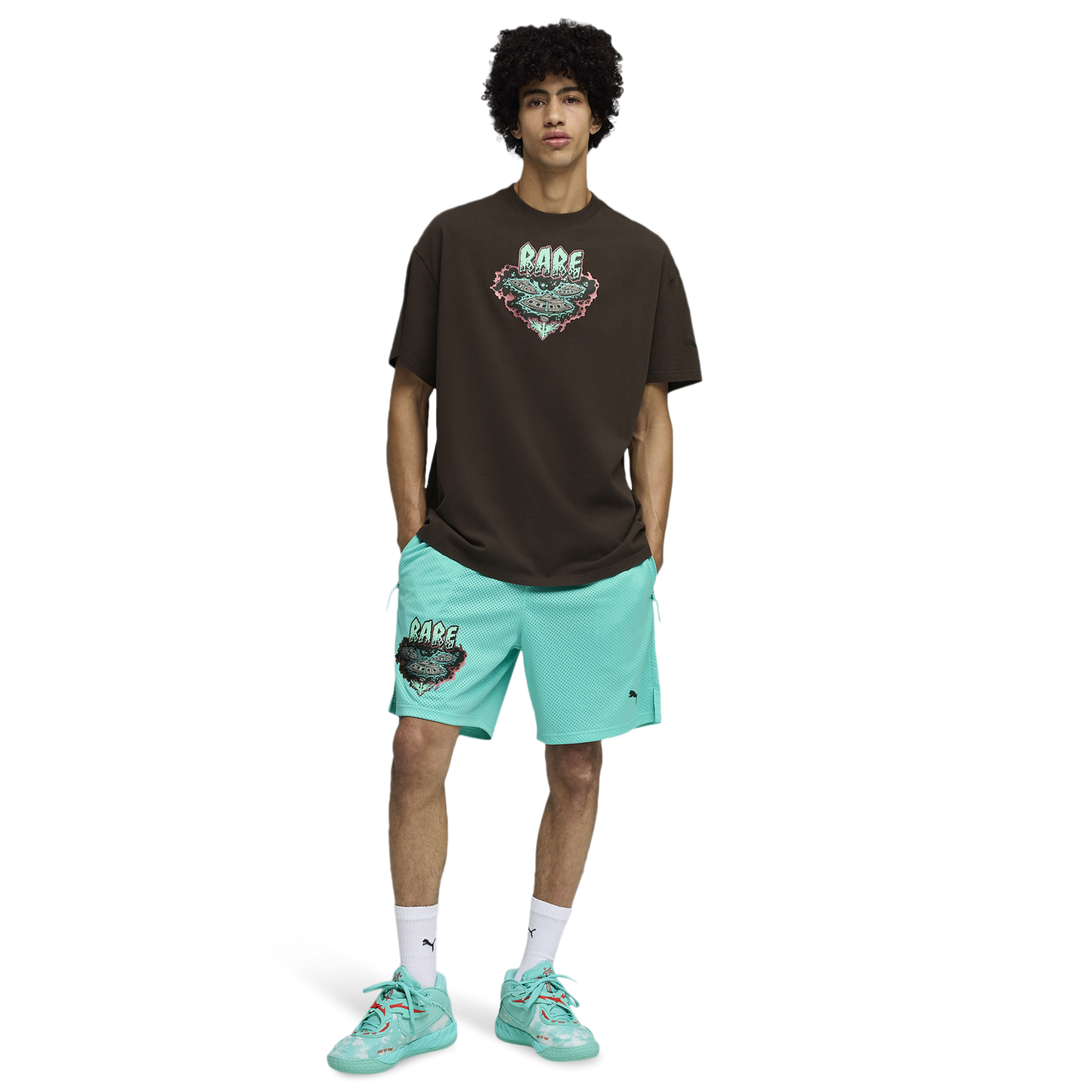 PUMA MB 05 World - Men's - Teal/Red