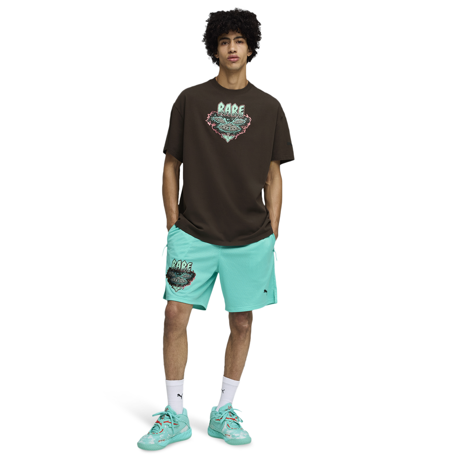 PUMA MB 05 World - Men's - Teal/Red