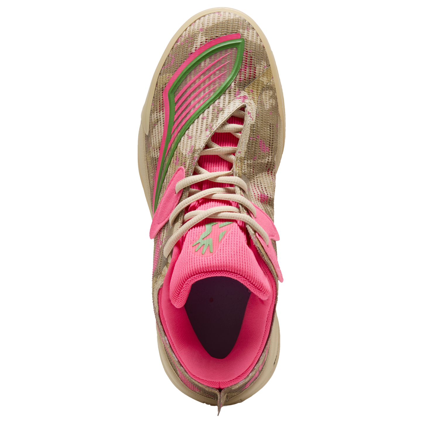 PUMA All-Pro Nitro 2 Flau'jae - Men's - Sand Dune/Pure Pink/Green Fruit