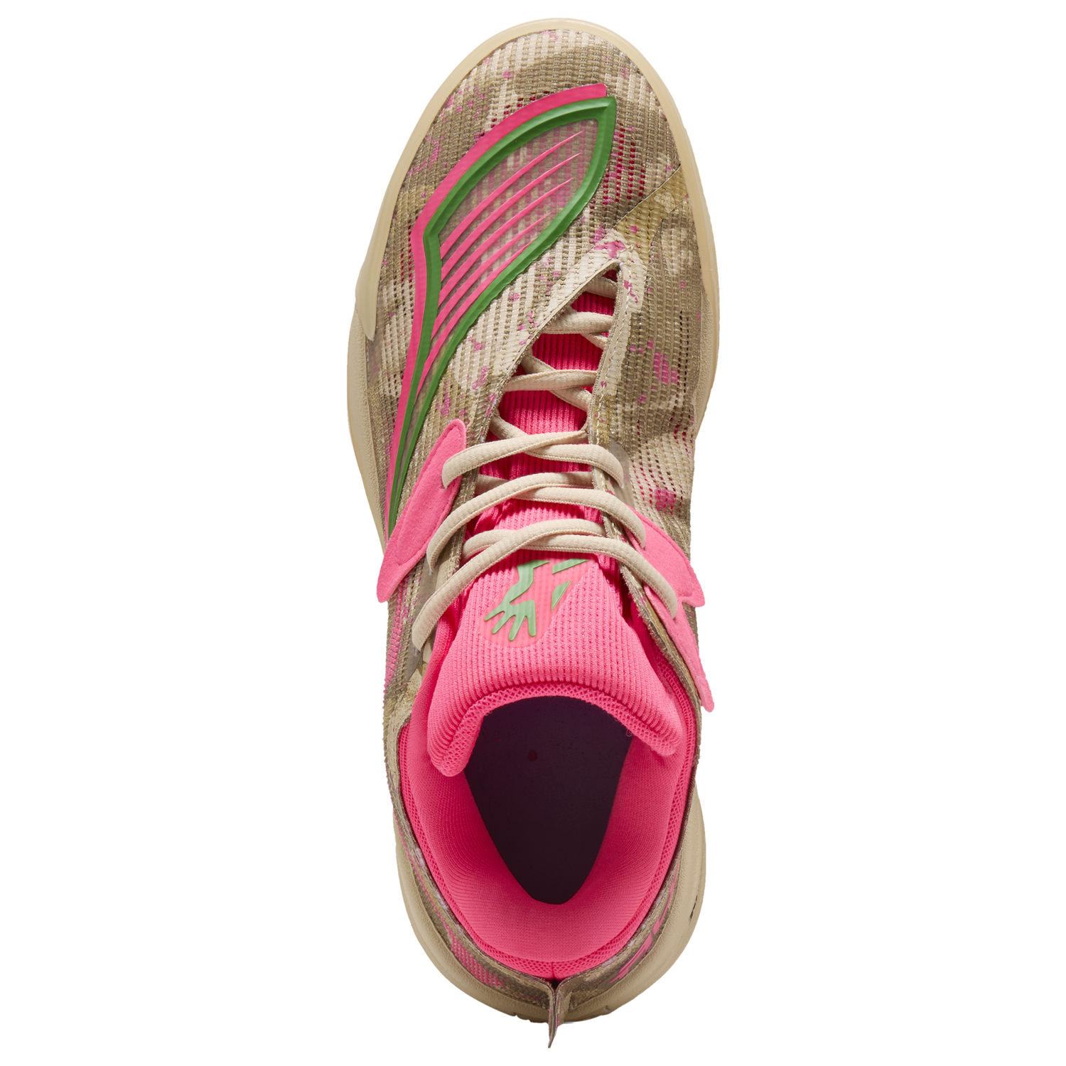 PUMA All-Pro Nitro 2 Flau'jae - Men's - Sand Dune/Pure Pink/Green Fruit