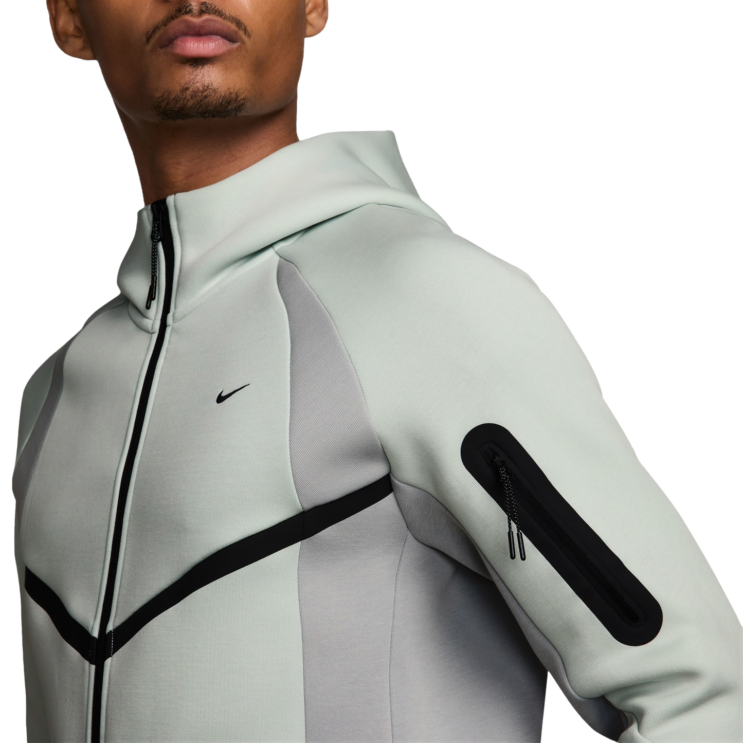 Nike Tech Fleece Pro Wear Full-Zip Jacket - Men's - Grey/Grey