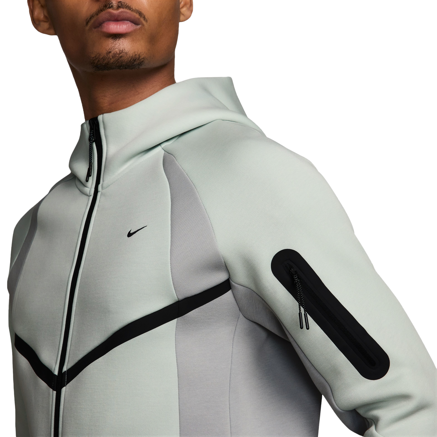 Nike Tech Fleece Pro Wear Full-Zip Jacket - Men's - Grey/Grey