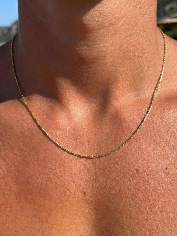 WIRE CHAIN | 18K Gold