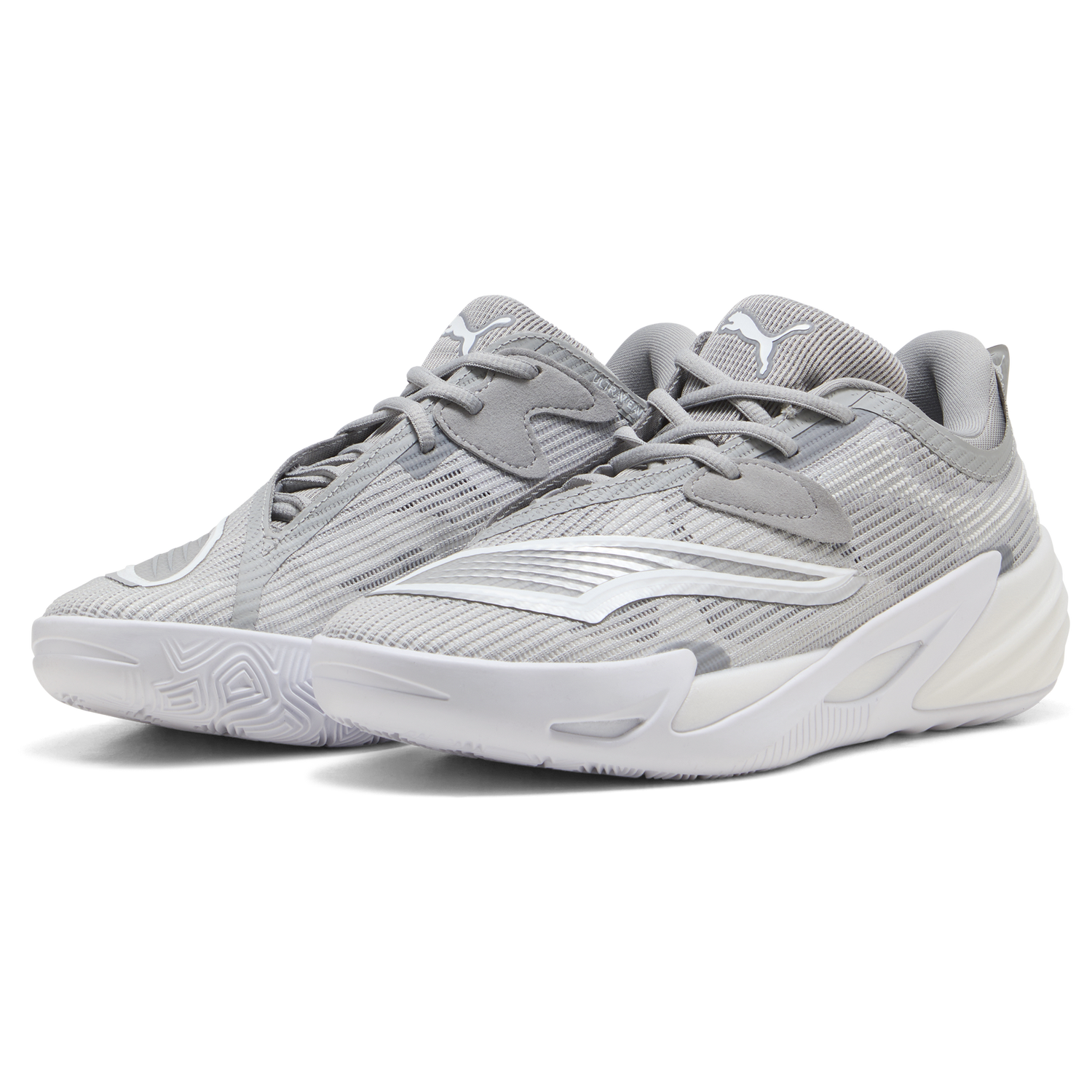PUMA All-Pro Nitro 2 Core - Men's - Gray Echo/White/Silver