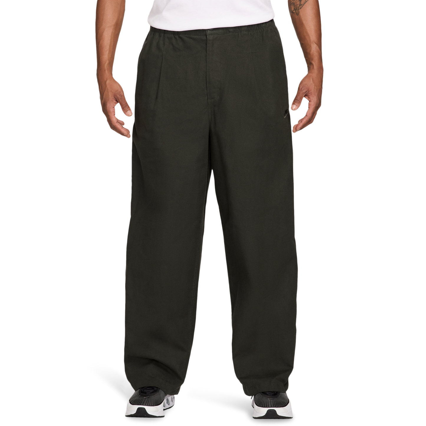 Nike Club Heavyweight Balloon Pants - Men's - Olive/Olive