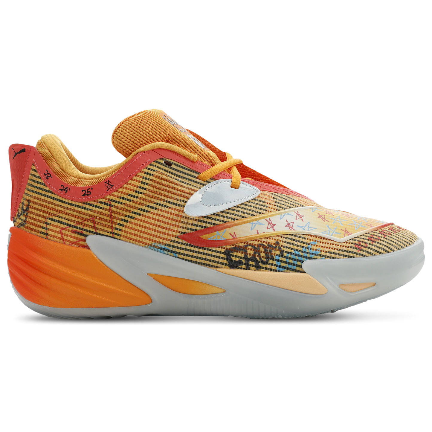 PUMA All-Pro Nitro 2 All Star Weekend - Men's - Clementine/Speed Blue/Fizzy Yellow
