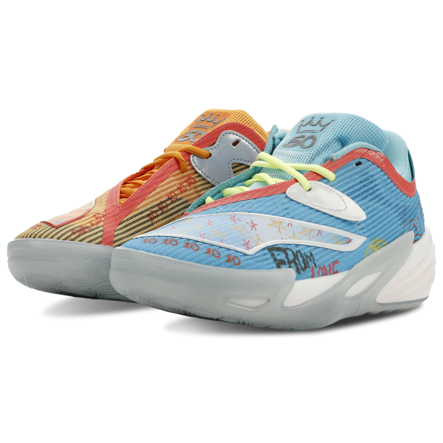 PUMA All-Pro Nitro 2 All Star Weekend - Men's - Clementine/Speed Blue/Fizzy Yellow