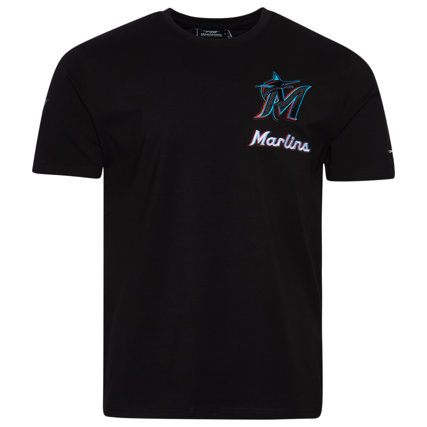 Pro Standard Miami Marlins Postage SJ T-Shirt - Men's - Black/Multi