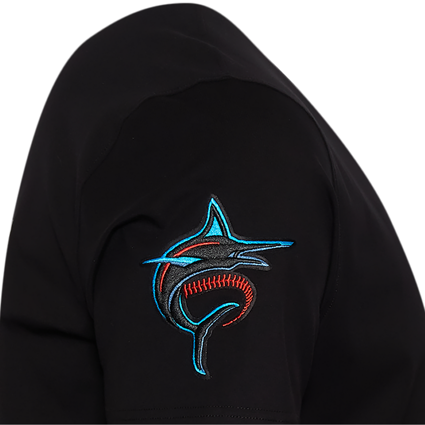 Pro Standard Miami Marlins Postage SJ T-Shirt - Men's - Black/Multi