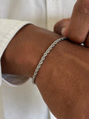 ROPE BRACELET 3MM | Silver