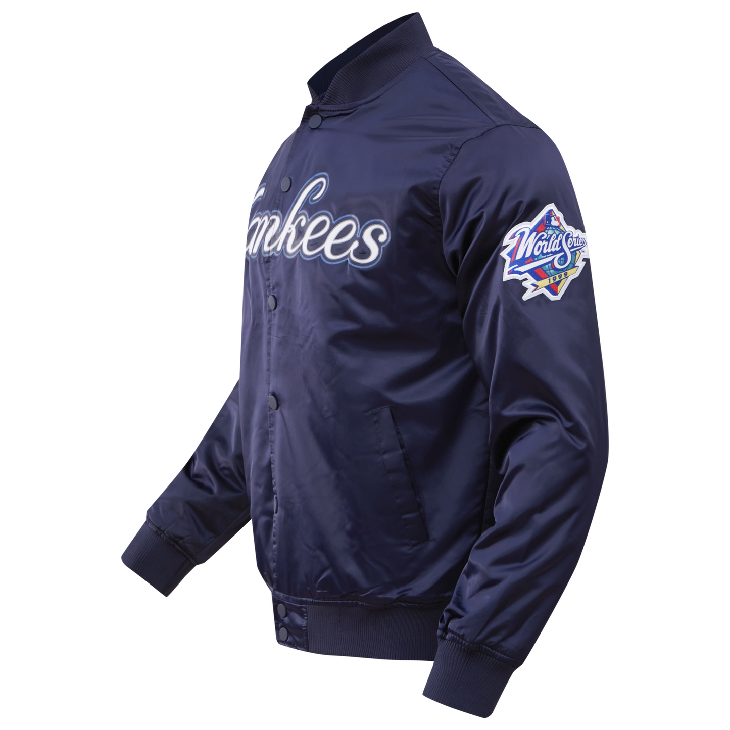 Pro Standard NEW YORK YANKEES SATIN JACKET - Men's - Midnight Navy