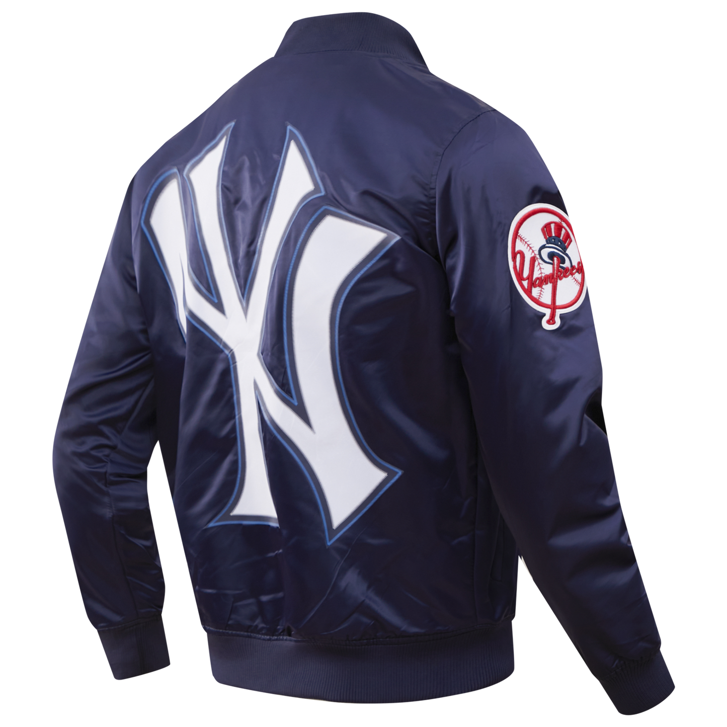 Pro Standard NEW YORK YANKEES SATIN JACKET - Men's - Midnight Navy
