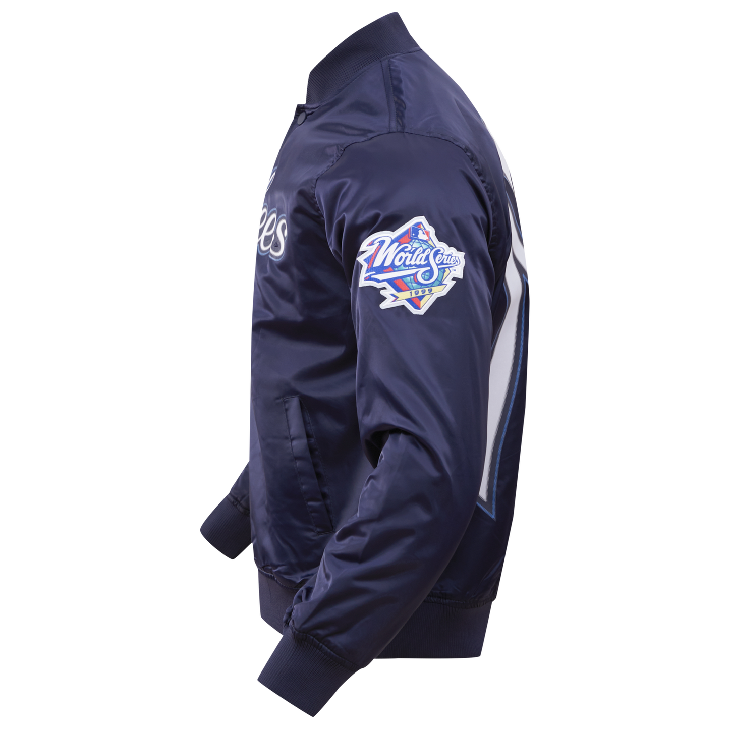 Pro Standard NEW YORK YANKEES SATIN JACKET - Men's - Midnight Navy