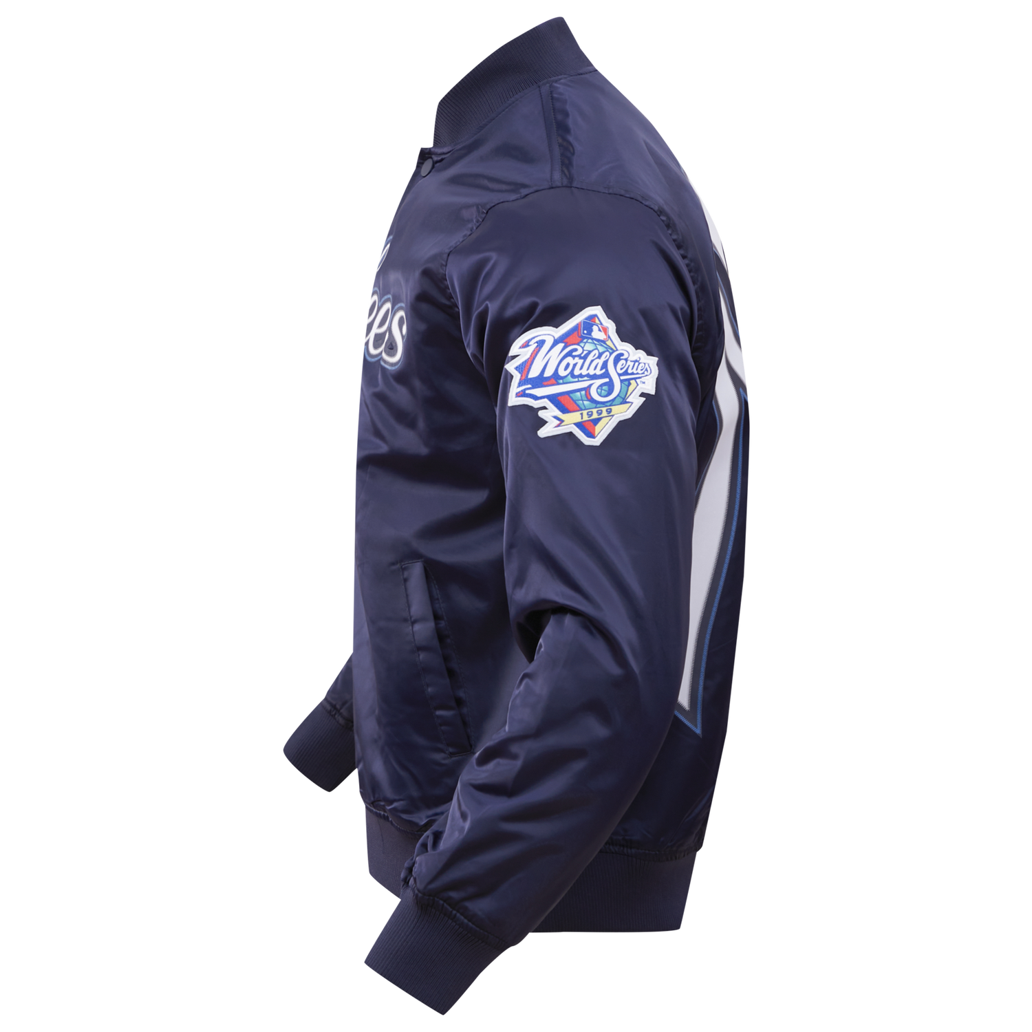 Pro Standard NEW YORK YANKEES SATIN JACKET - Men's - Midnight Navy