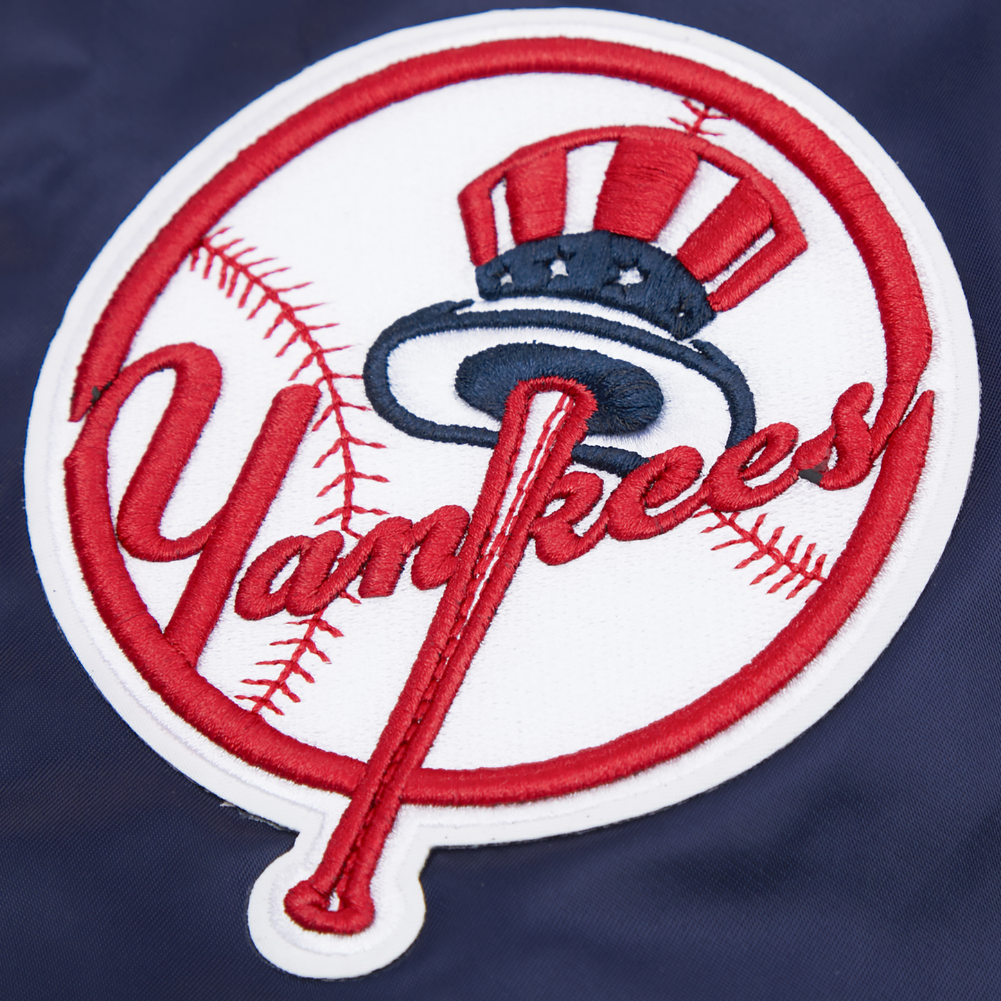Pro Standard NEW YORK YANKEES SATIN JACKET - Men's - Midnight Navy
