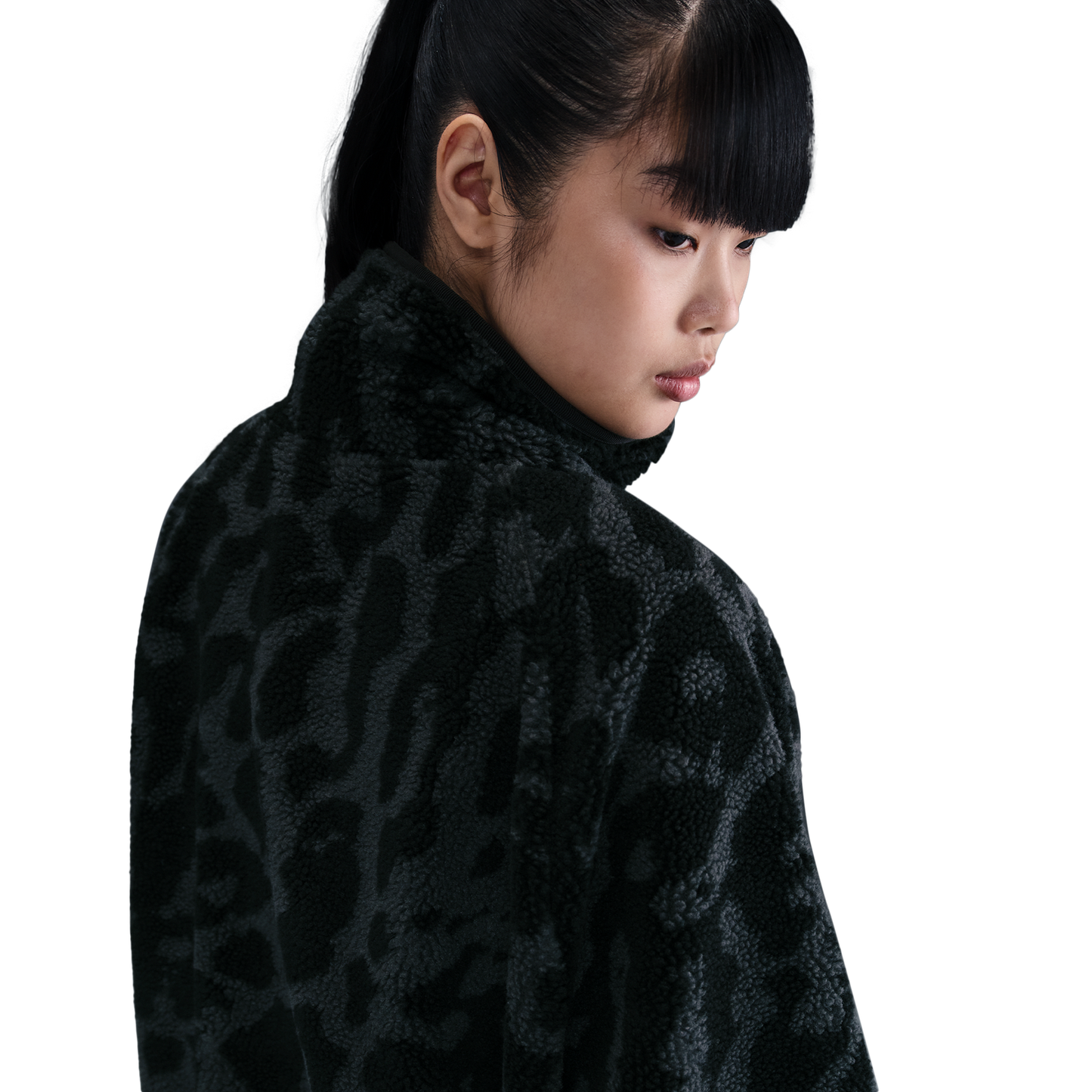 Nike NSW Street Sherpa Jacket - Women's - Black/Black