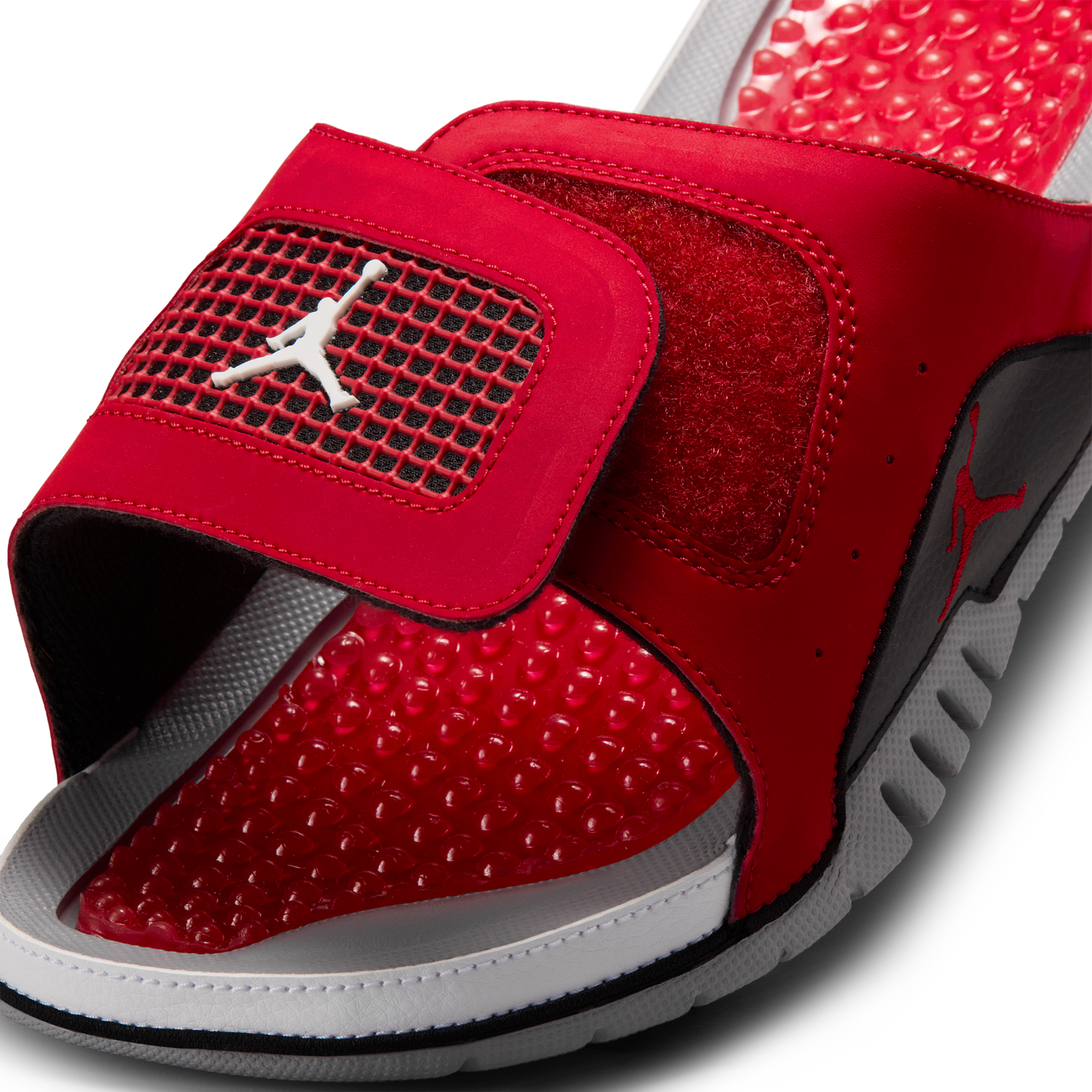 Jordan Retro 4 Hydro - Men's - Fire Red/White/Black