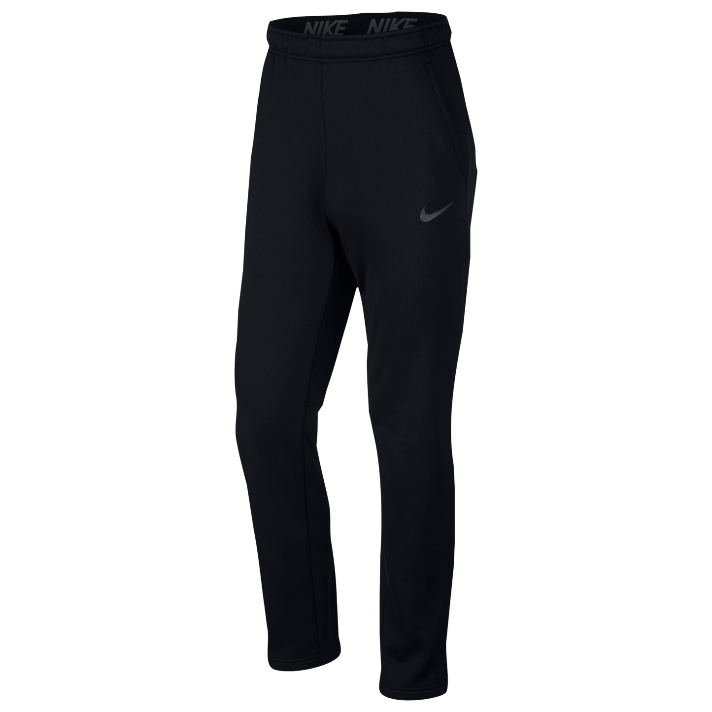 Nike Therma Fleece Pants - Men's - Black/Metallic Hematite