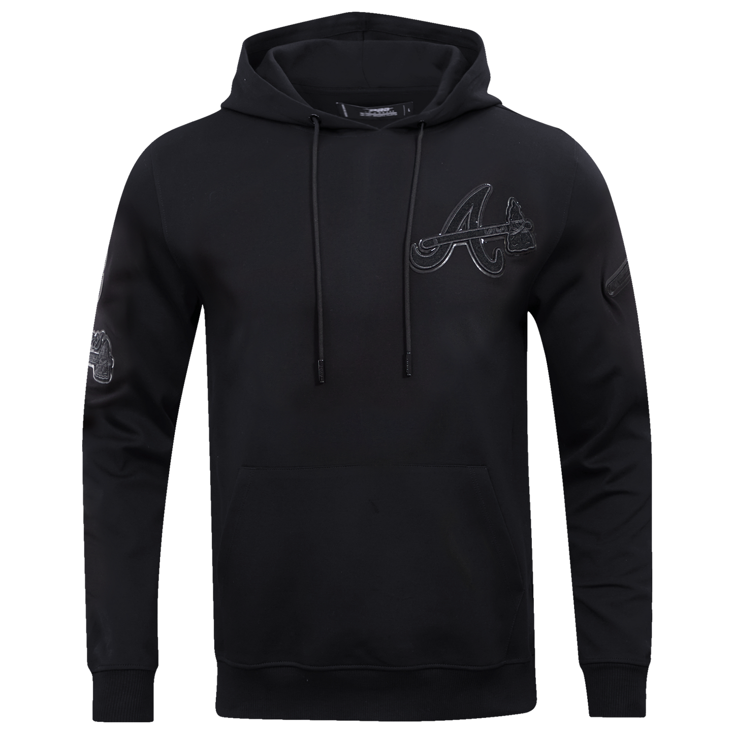 Pro Standard BRAVES TRIPLE BLACK DK PO HOODIE - Men's - Black