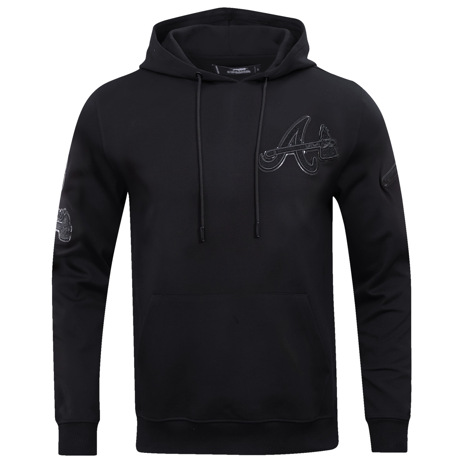 Pro Standard BRAVES TRIPLE BLACK DK PO HOODIE - Men's - Black