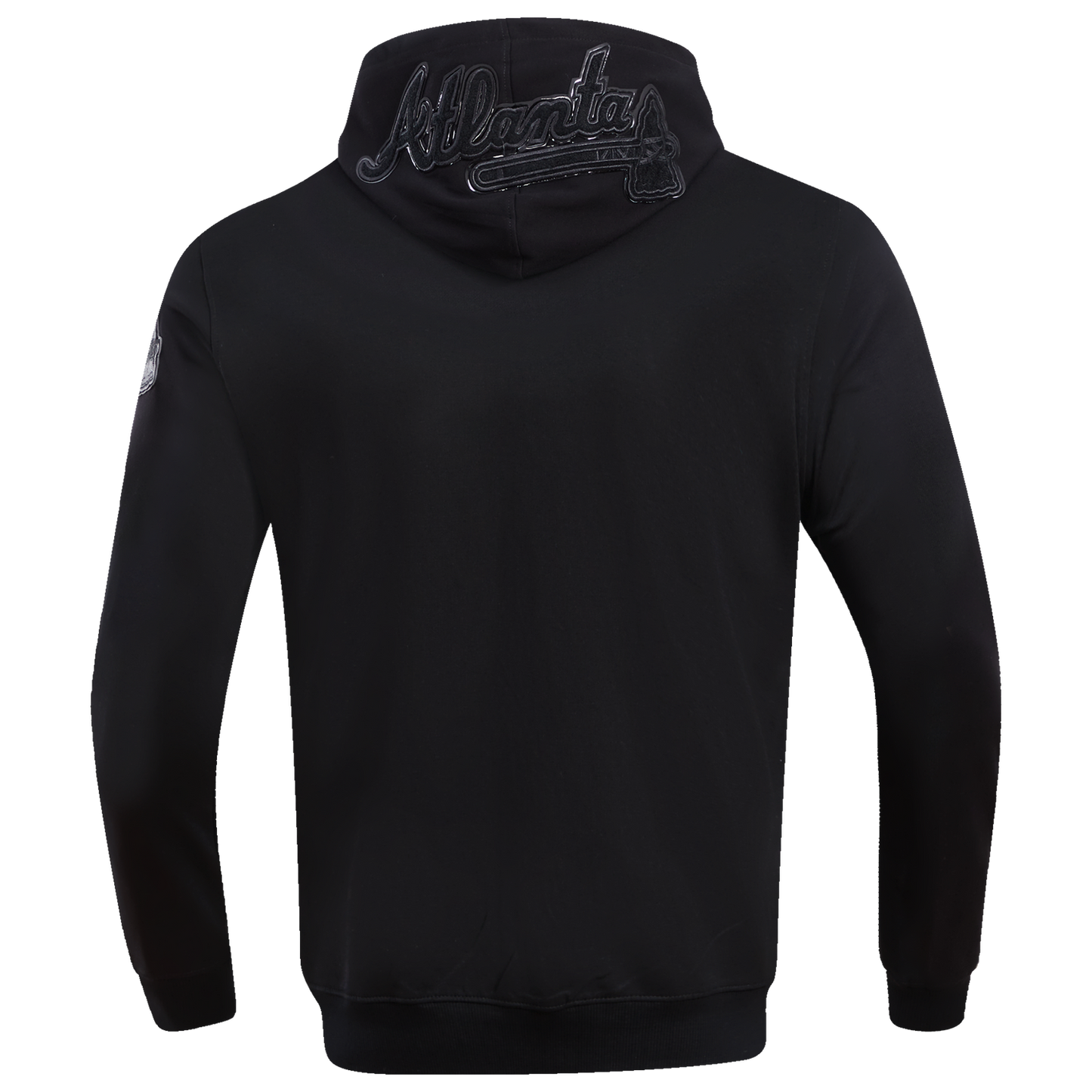 Pro Standard BRAVES TRIPLE BLACK DK PO HOODIE - Men's - Black