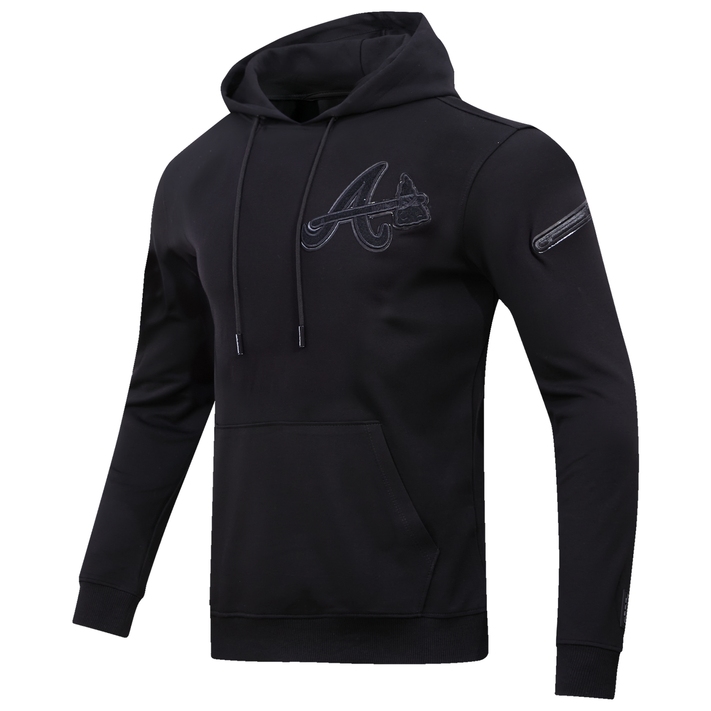 Pro Standard BRAVES TRIPLE BLACK DK PO HOODIE - Men's - Black