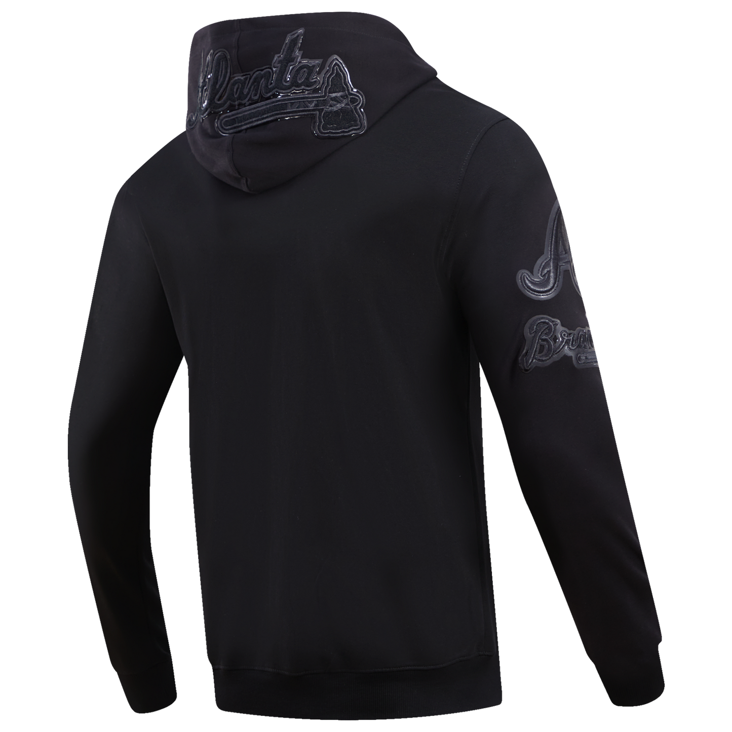 Pro Standard BRAVES TRIPLE BLACK DK PO HOODIE - Men's - Black
