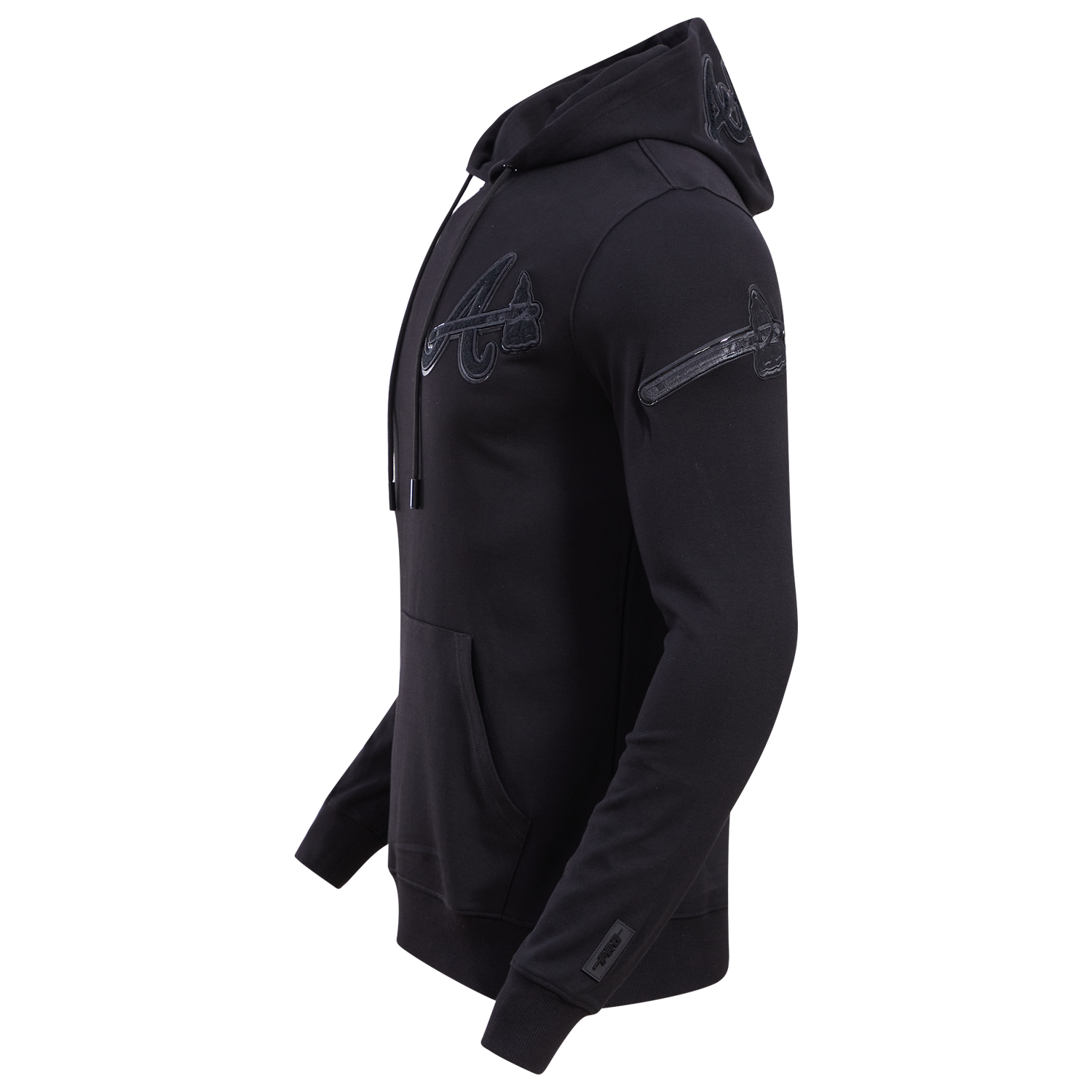 Pro Standard BRAVES TRIPLE BLACK DK PO HOODIE - Men's - Black