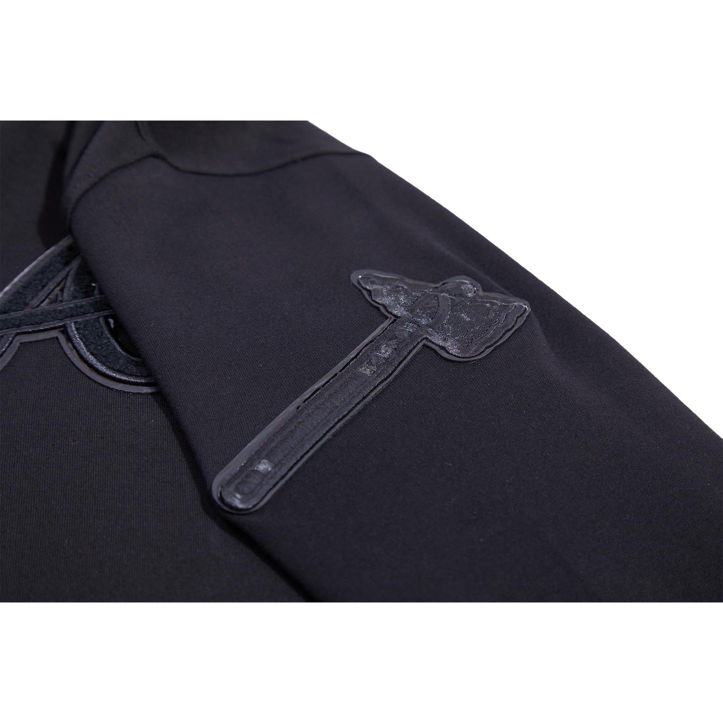 Pro Standard BRAVES TRIPLE BLACK DK PO HOODIE - Men's - Black