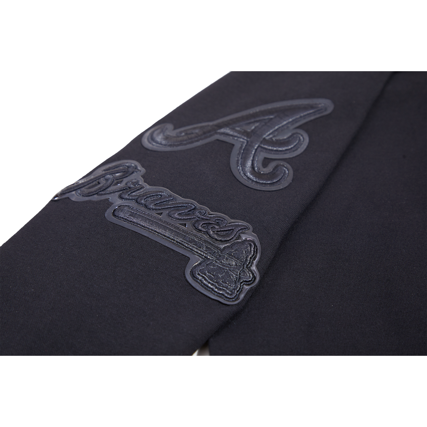 Pro Standard BRAVES TRIPLE BLACK DK PO HOODIE - Men's - Black