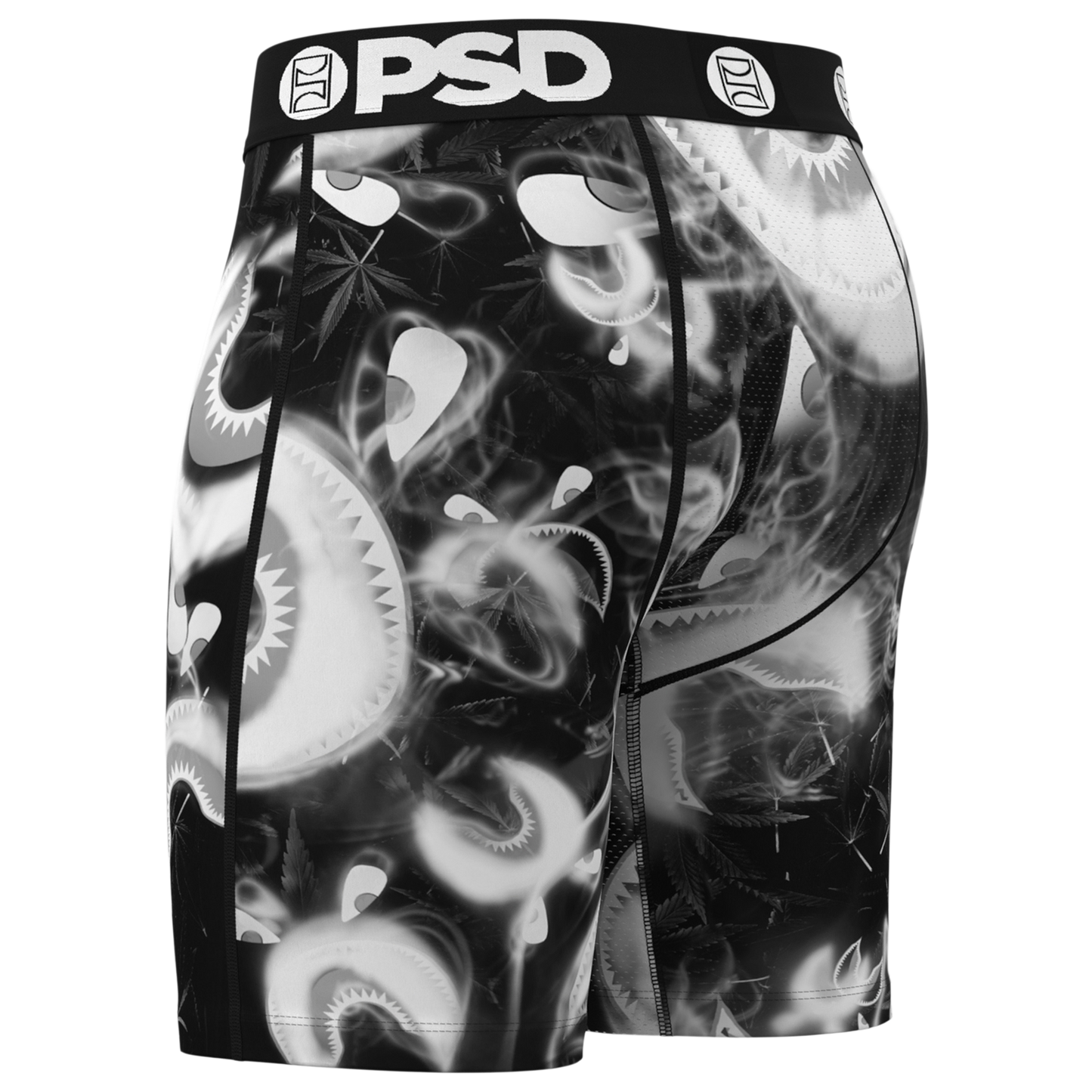PSD Graphic Briefs - Men's - Black/White
