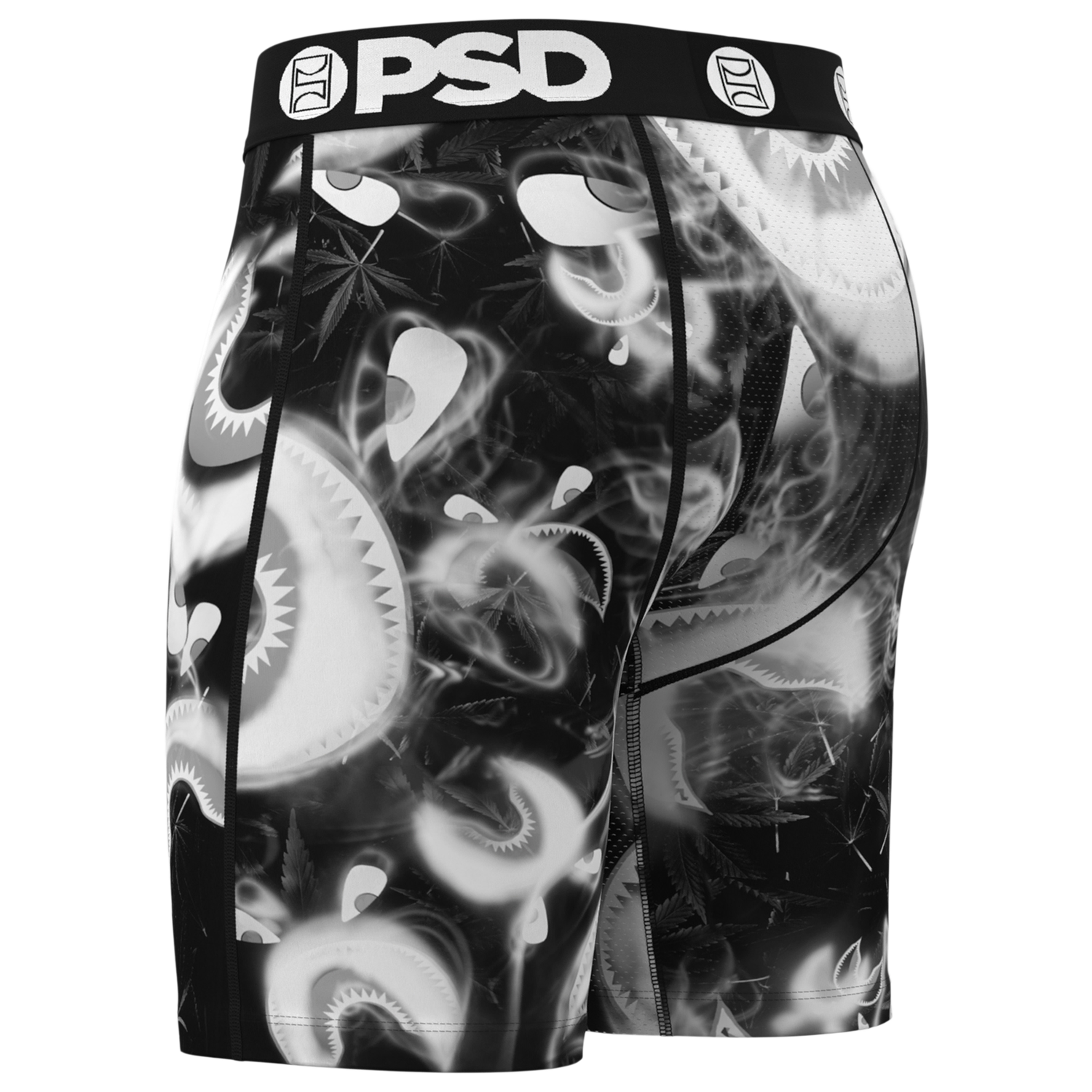 PSD Graphic Briefs - Men's - Black/White