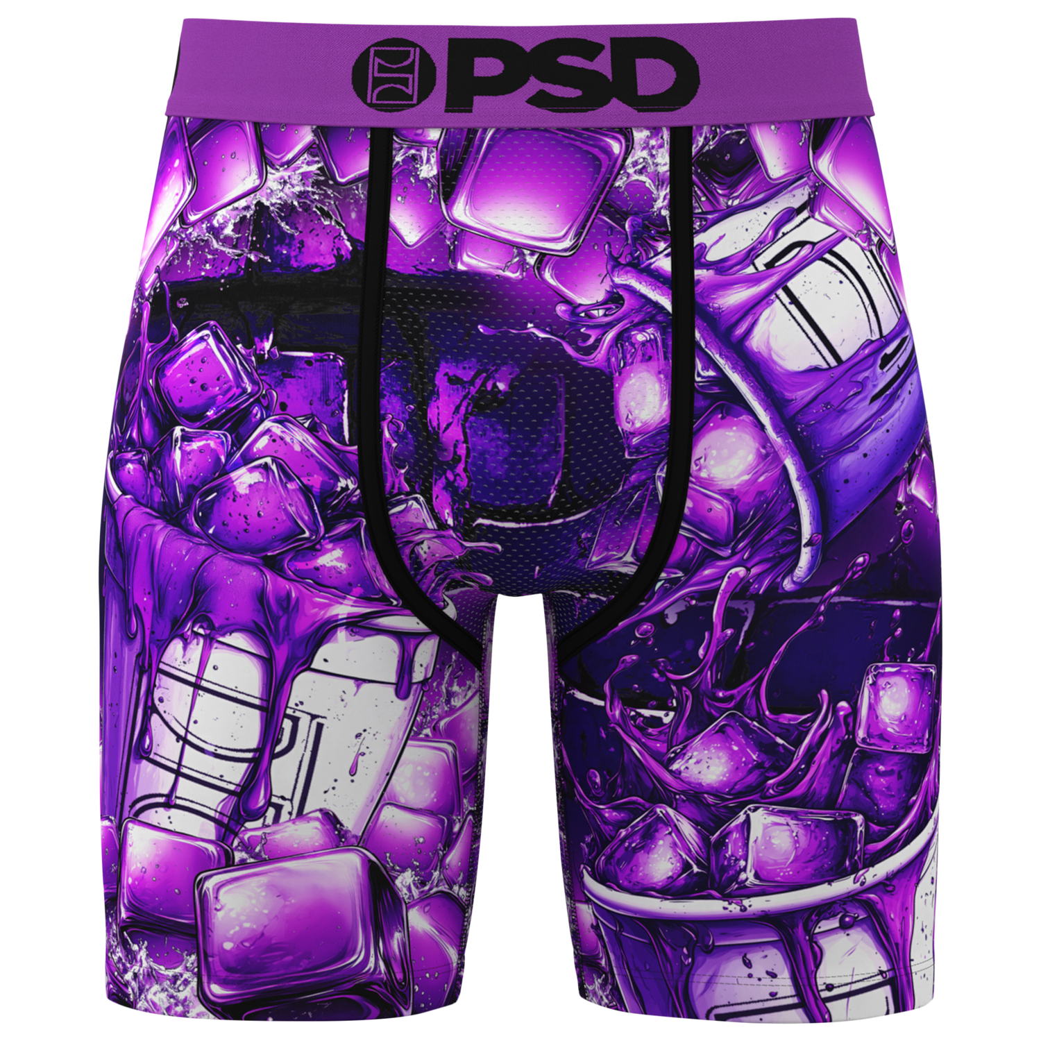 PSD Graphic Briefs - Men's - Purple/White