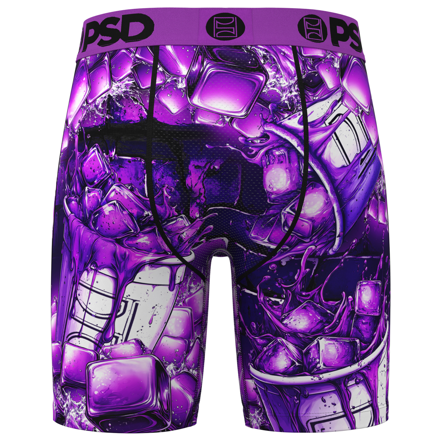 PSD Graphic Briefs - Men's - Purple/White