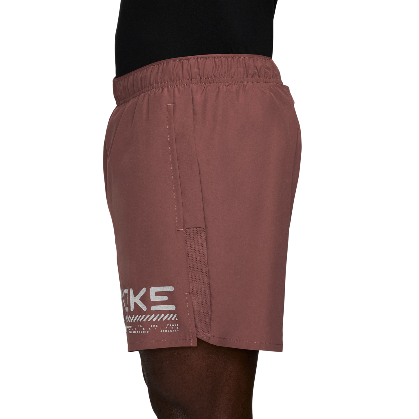 Nike Winterized Chlngr 5" 2In1 Shorts - Men's - Maroon/Silver