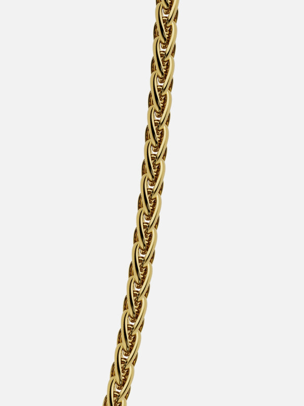 WHEAT CHAIN 5MM | 18K Gold