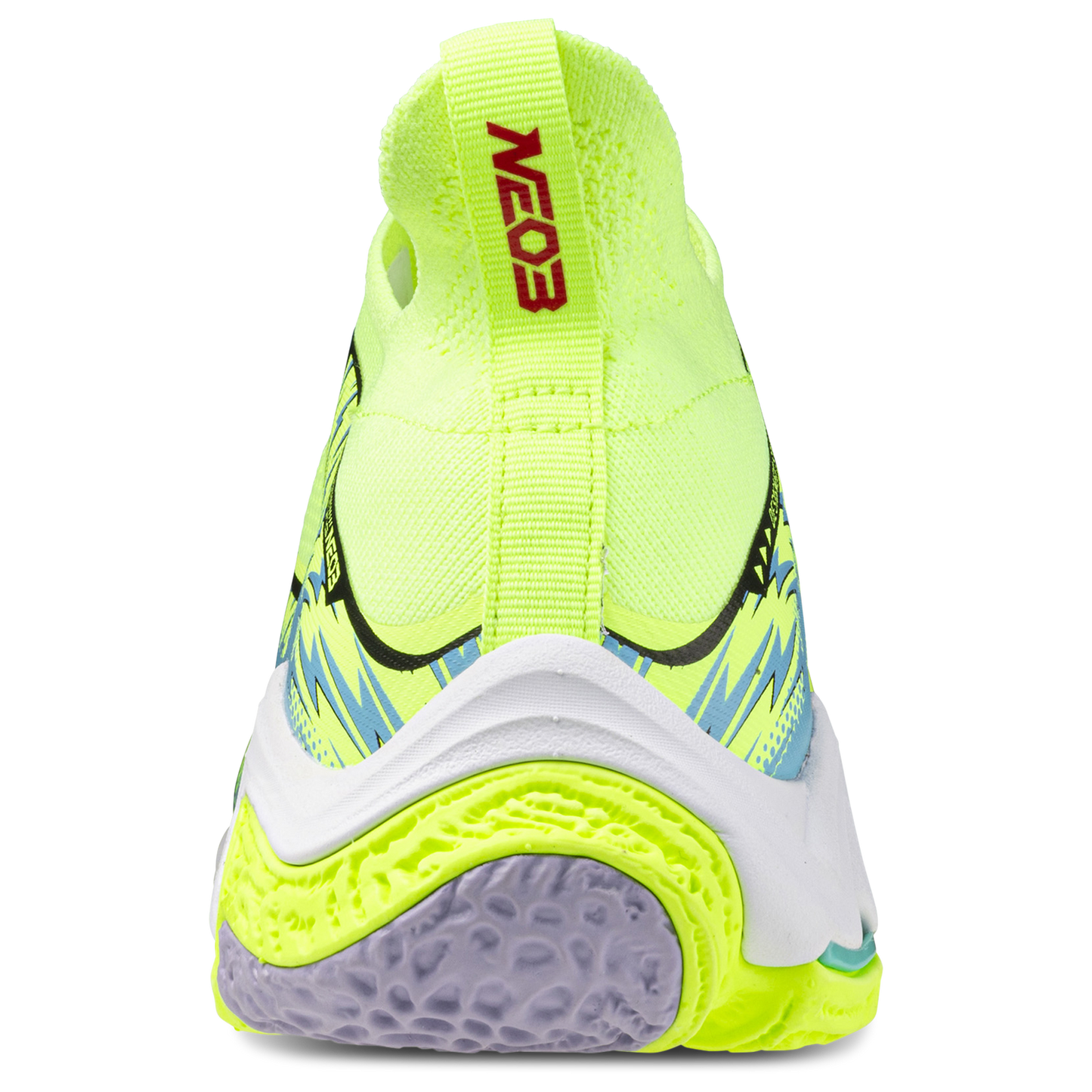 Mizuno Wave Lightning NEO 3 - Men's - Misty Blue/Neo Lime