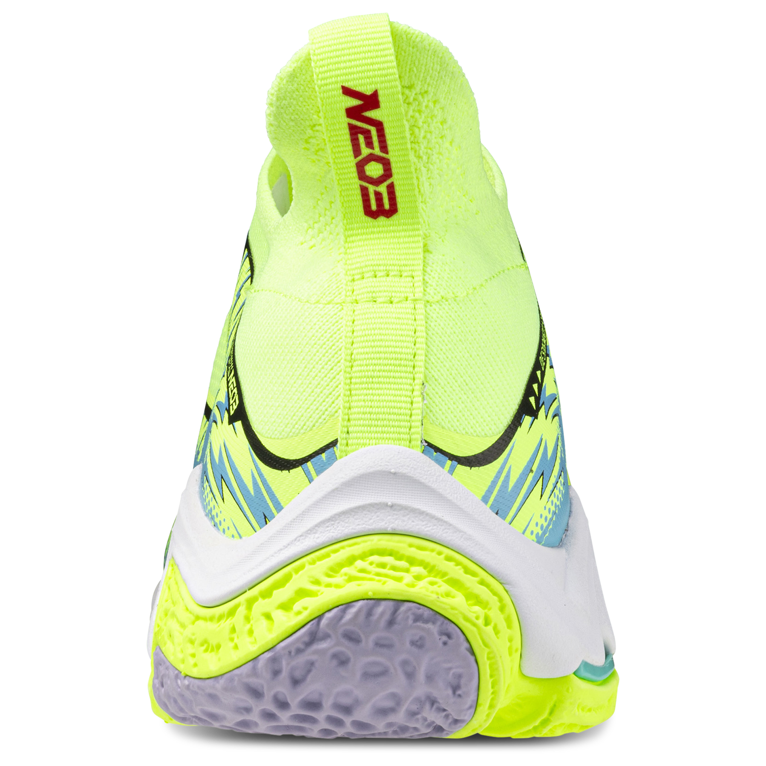 Mizuno Wave Lightning NEO 3 - Men's - Misty Blue/Neo Lime