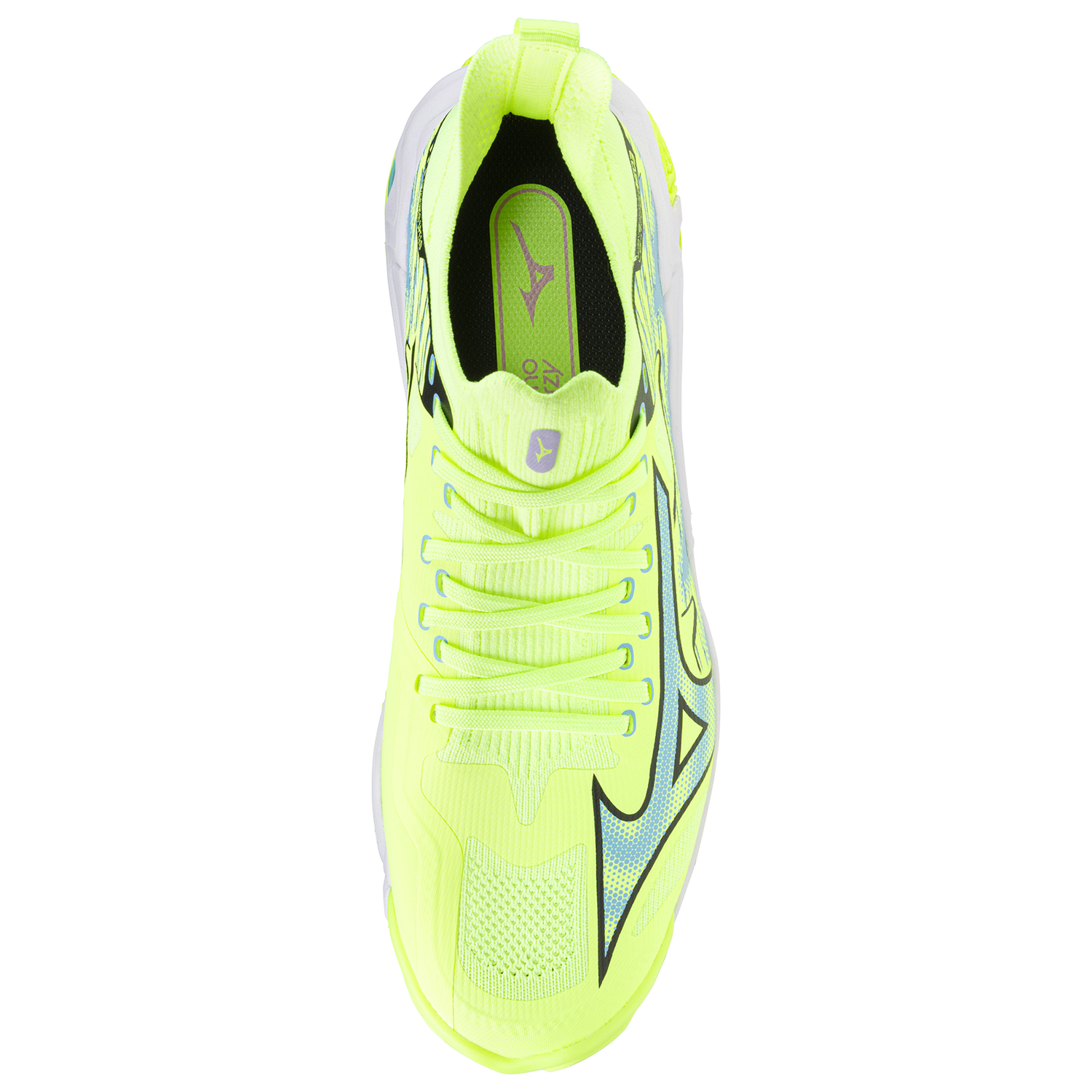 Mizuno Wave Lightning NEO 3 - Men's - Misty Blue/Neo Lime