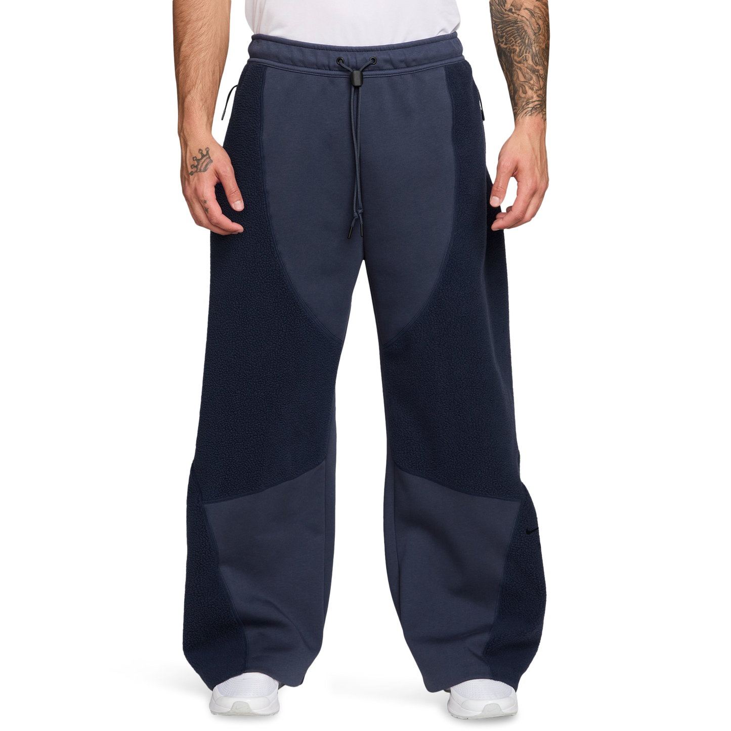 Nike Tech Windwall Open Hem Pants - Men's - Blue/Navy