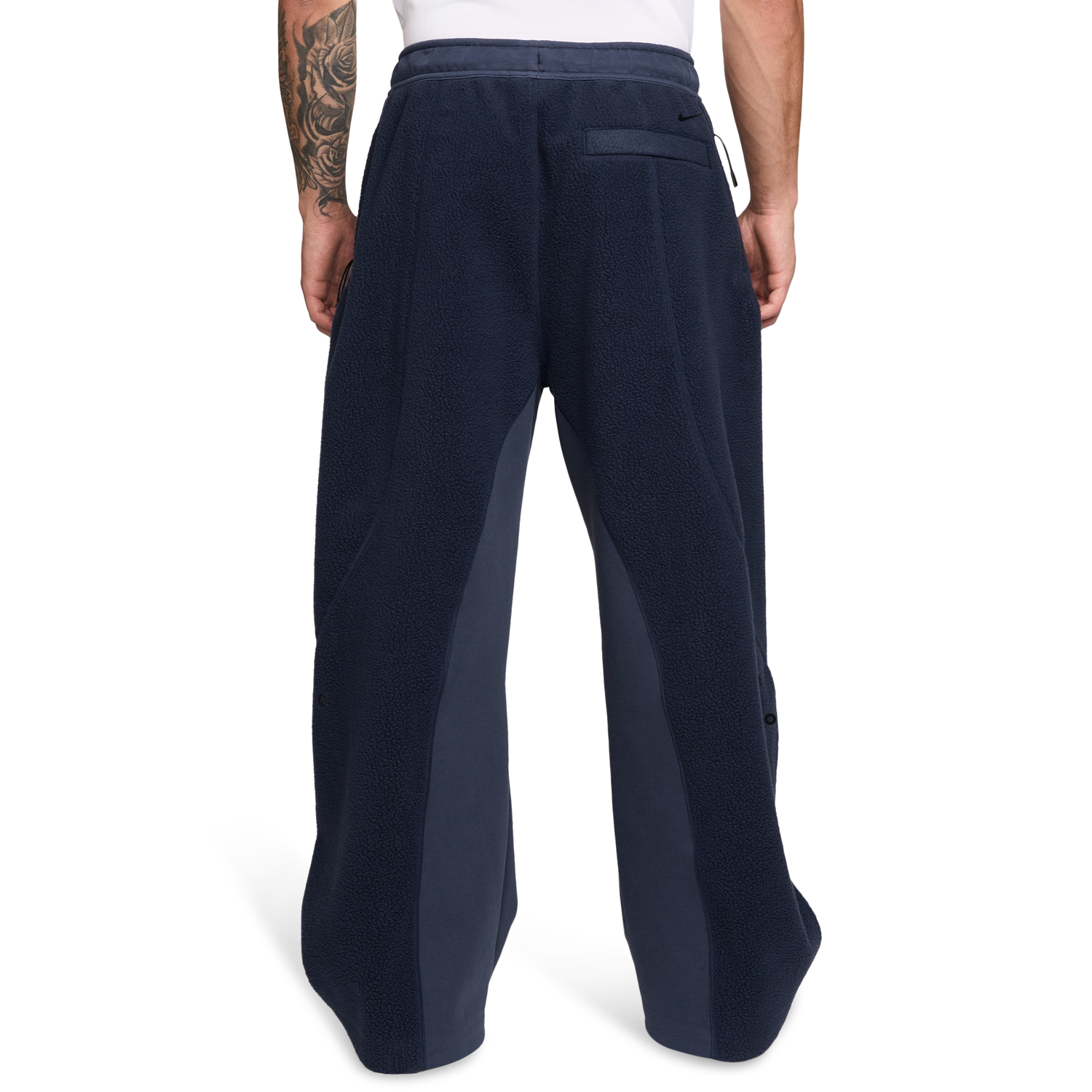 Nike Tech Windwall Open Hem Pants - Men's - Blue/Navy
