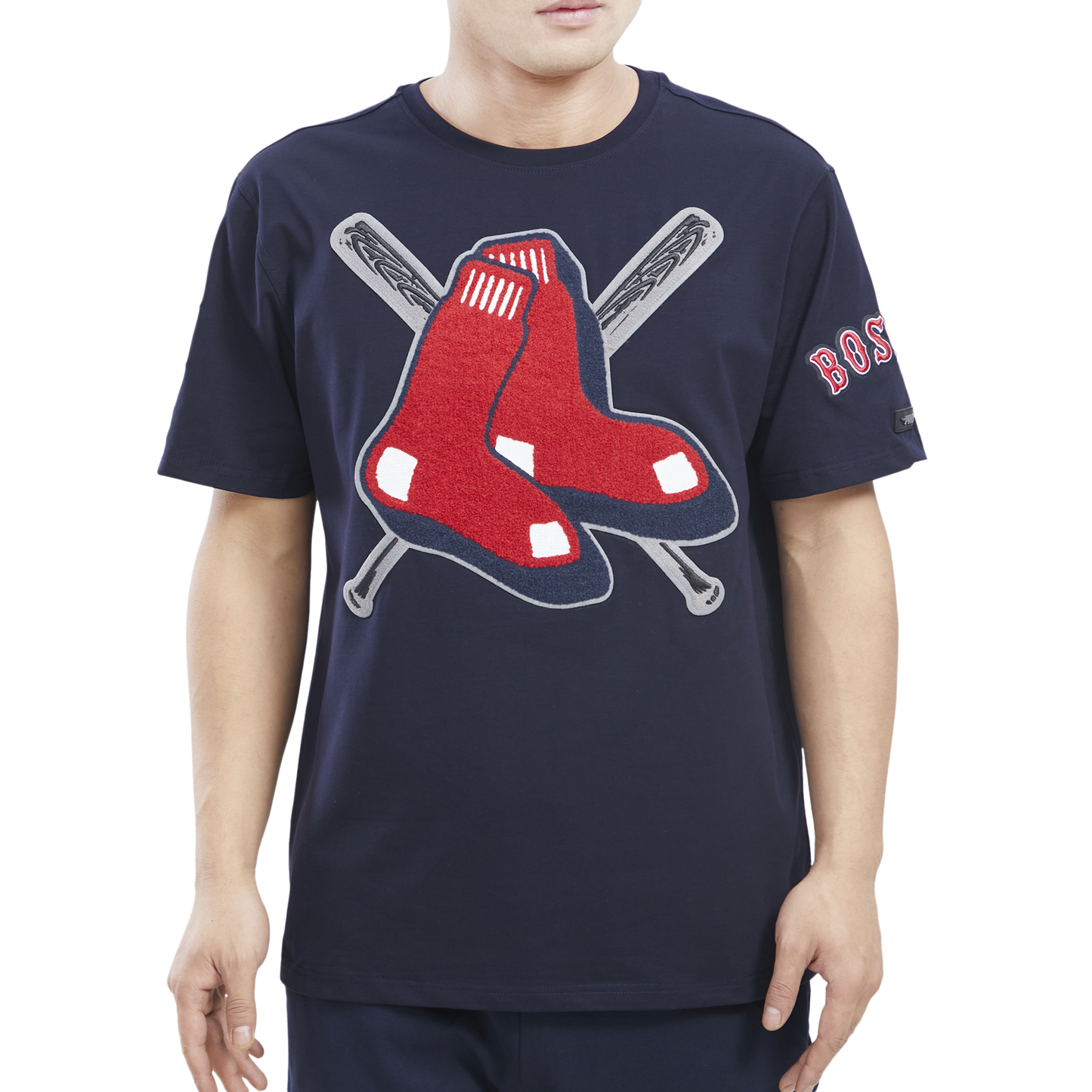 Pro Standard RED SOX MASH UP SJ TEE - Men's - Midnight Navy