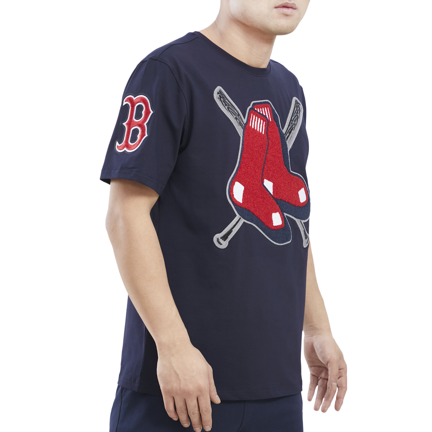 Pro Standard RED SOX MASH UP SJ TEE - Men's - Midnight Navy