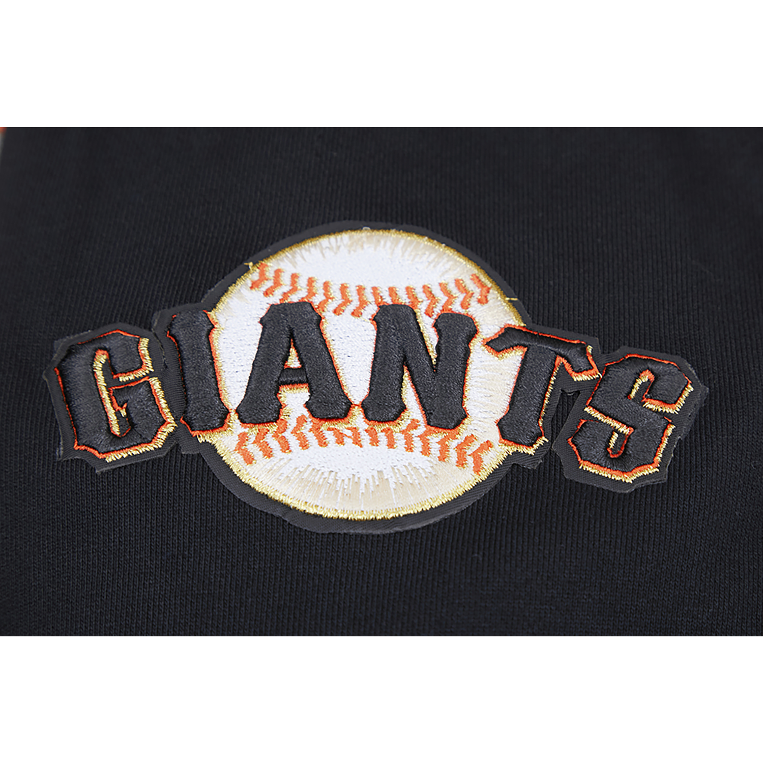 Pro Standard GIANTS MASH UP RIB FLC PO HOODIE - Men's - Black/Orange