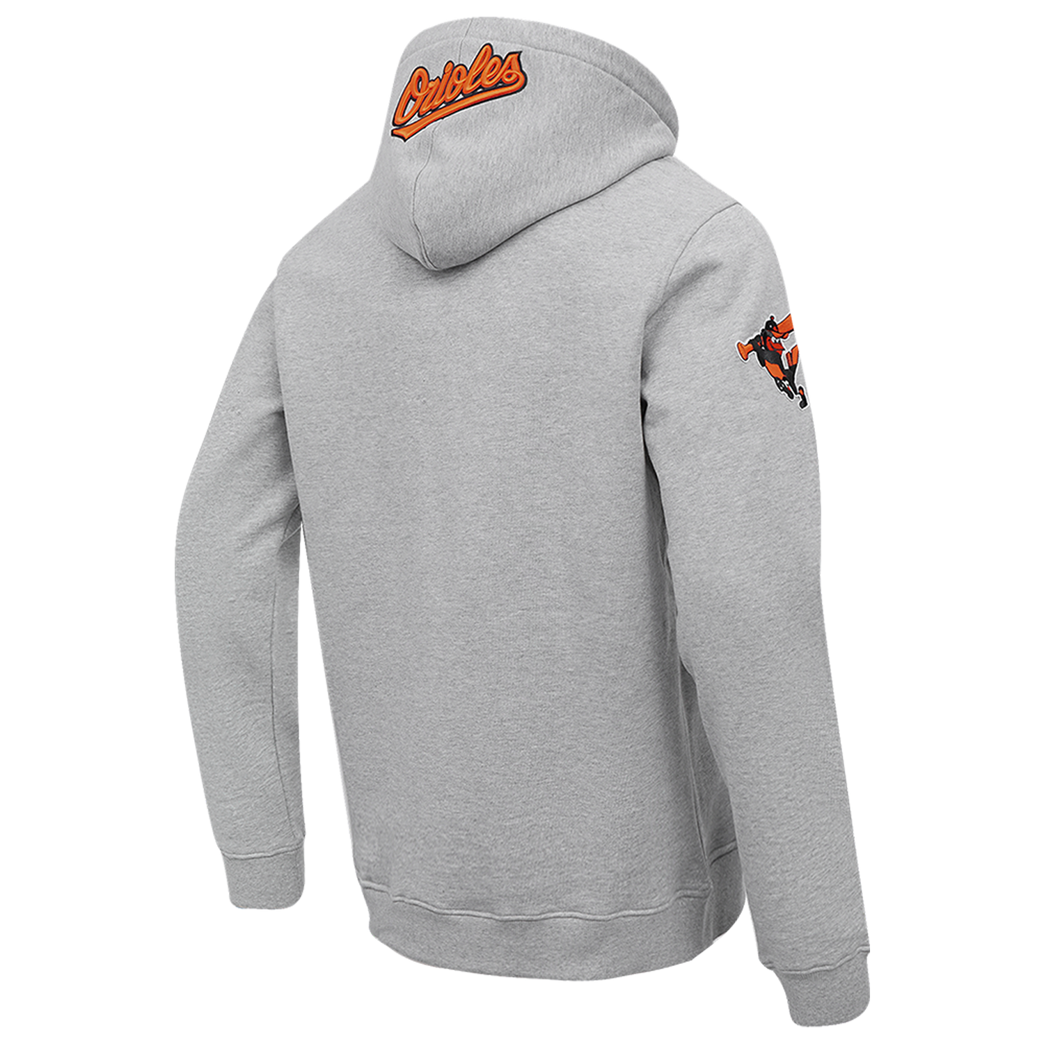 Pro Standard ORIOLES OLD ENGLISH FLC PO HOODIE - Men's - Heather Grey