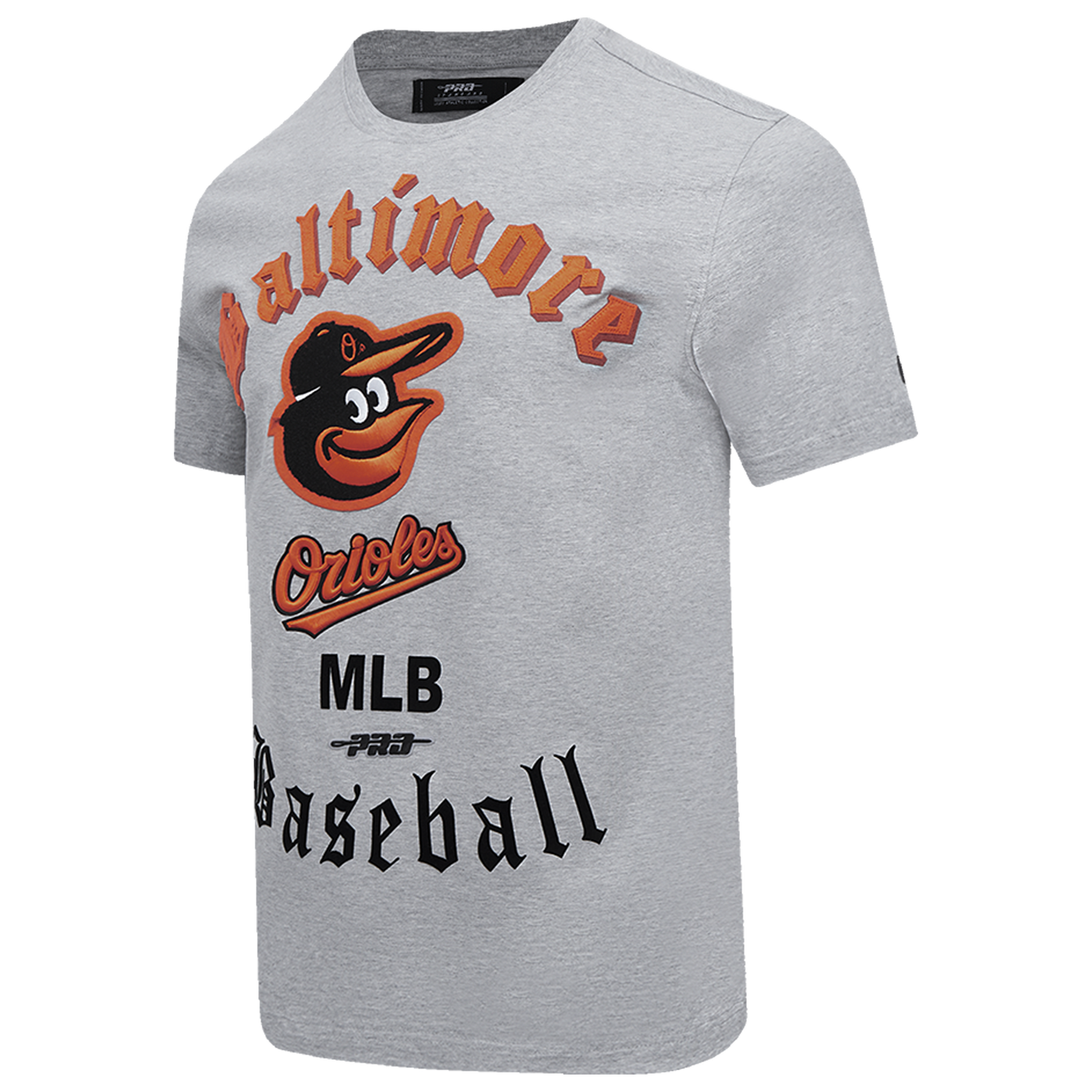 Pro Standard ORIOLES OLD ENGLISH SJ TEE - Men's - Heather Grey