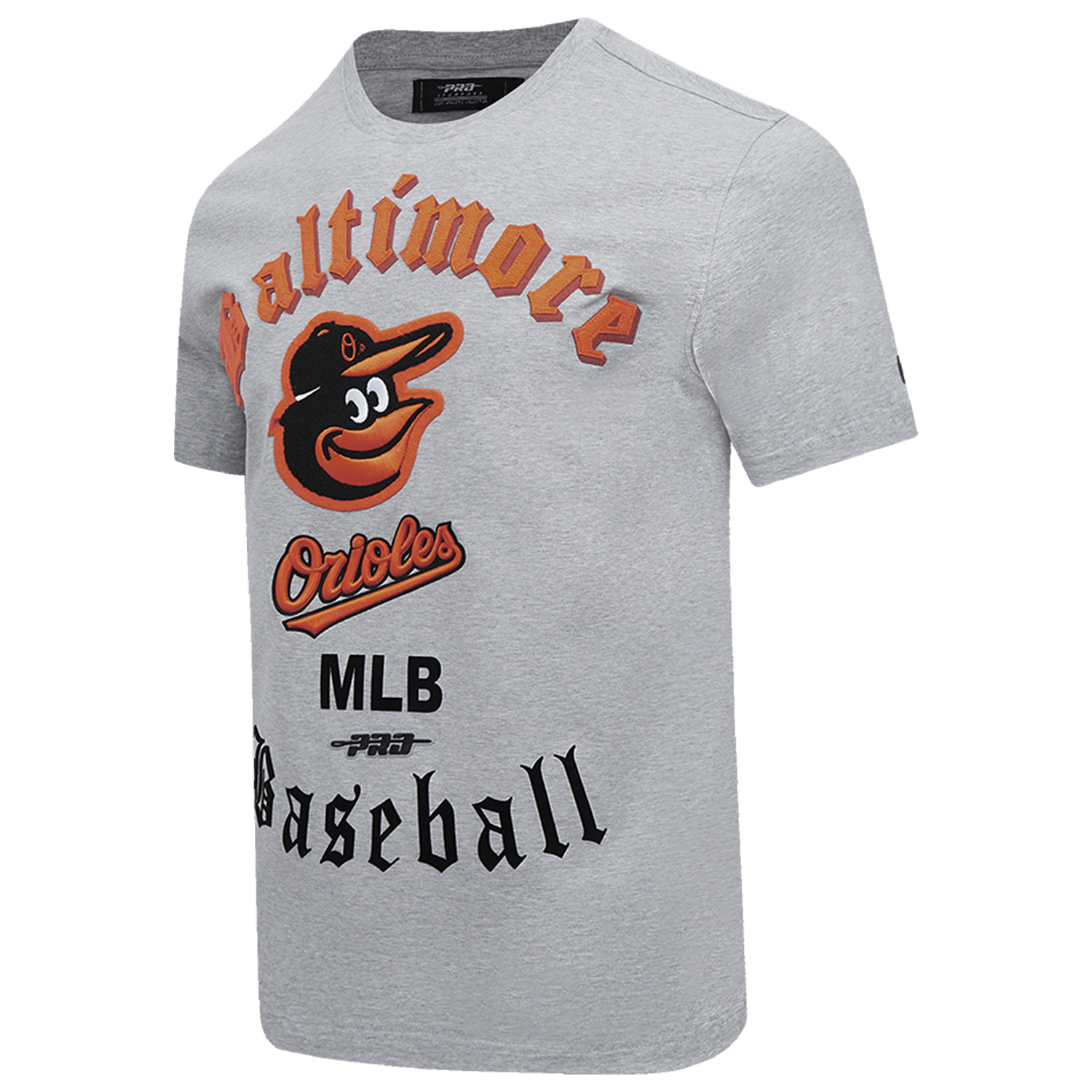 Pro Standard ORIOLES OLD ENGLISH SJ TEE - Men's - Heather Grey